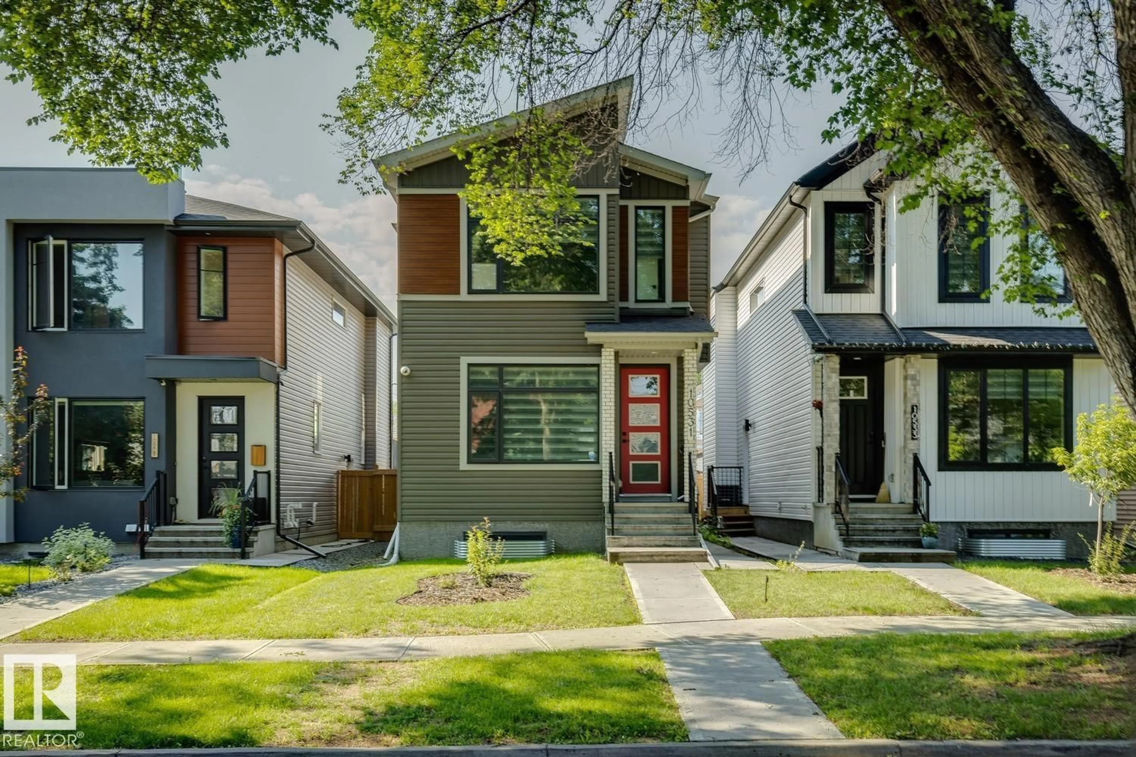 Home with brick exterior material, street for 10531 67 AV, Edmonton Alberta T6H1Z4