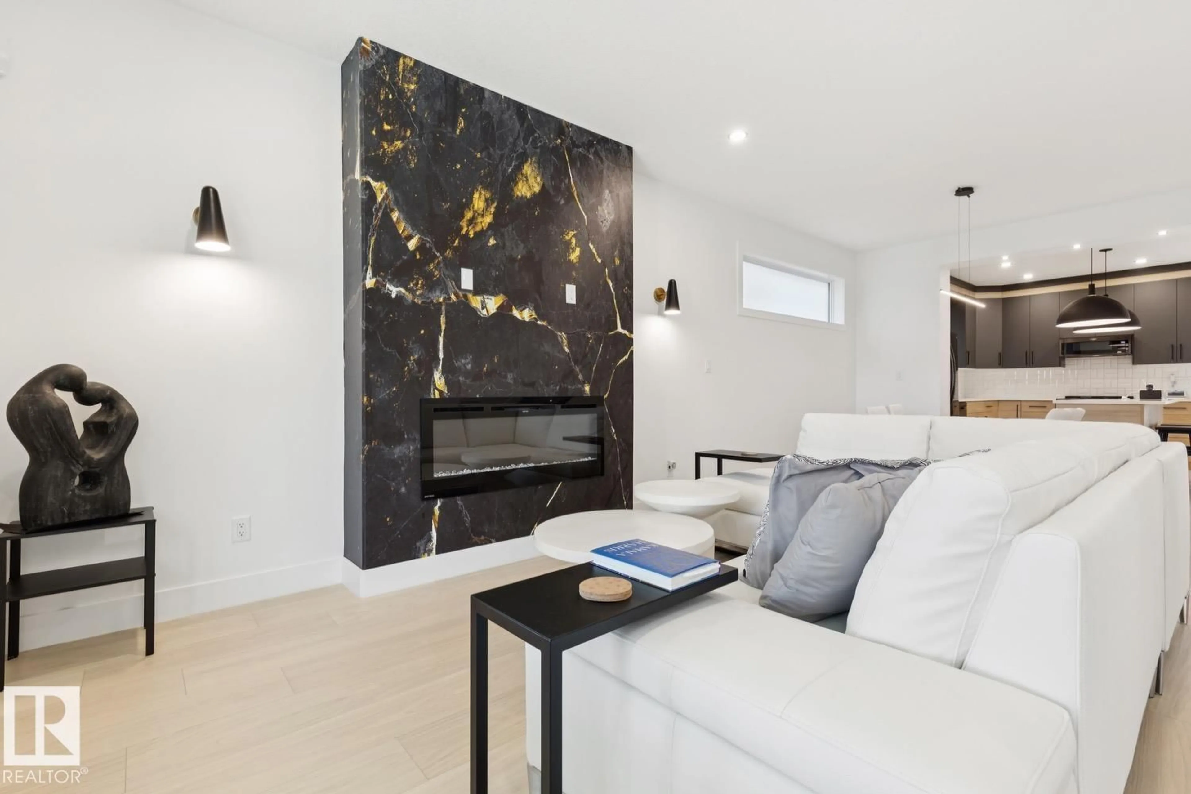 Living room with furniture, unknown for 10531 67 AV, Edmonton Alberta T6H1Z4