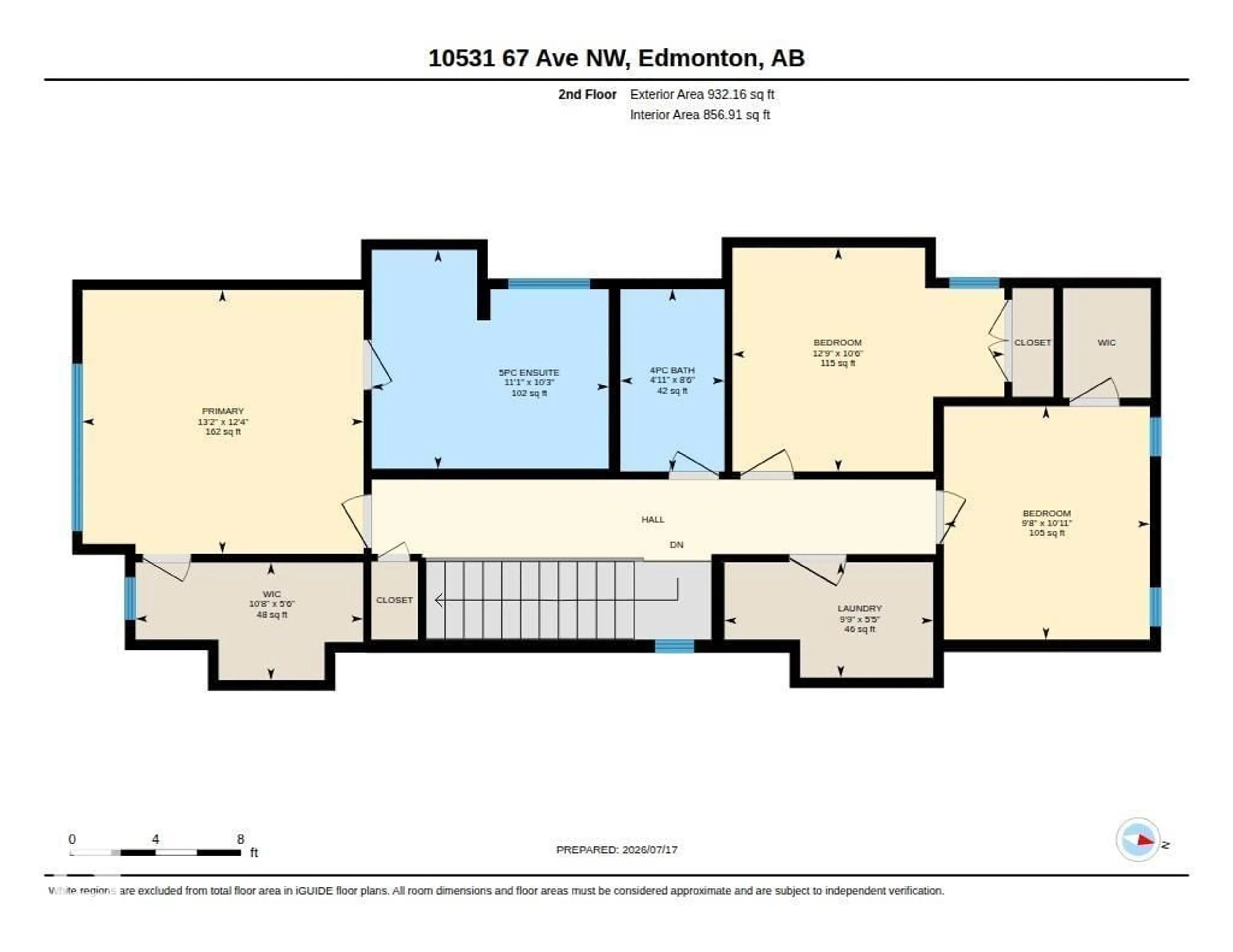 Floor plan for 10531 67 AV, Edmonton Alberta T6H1Z4