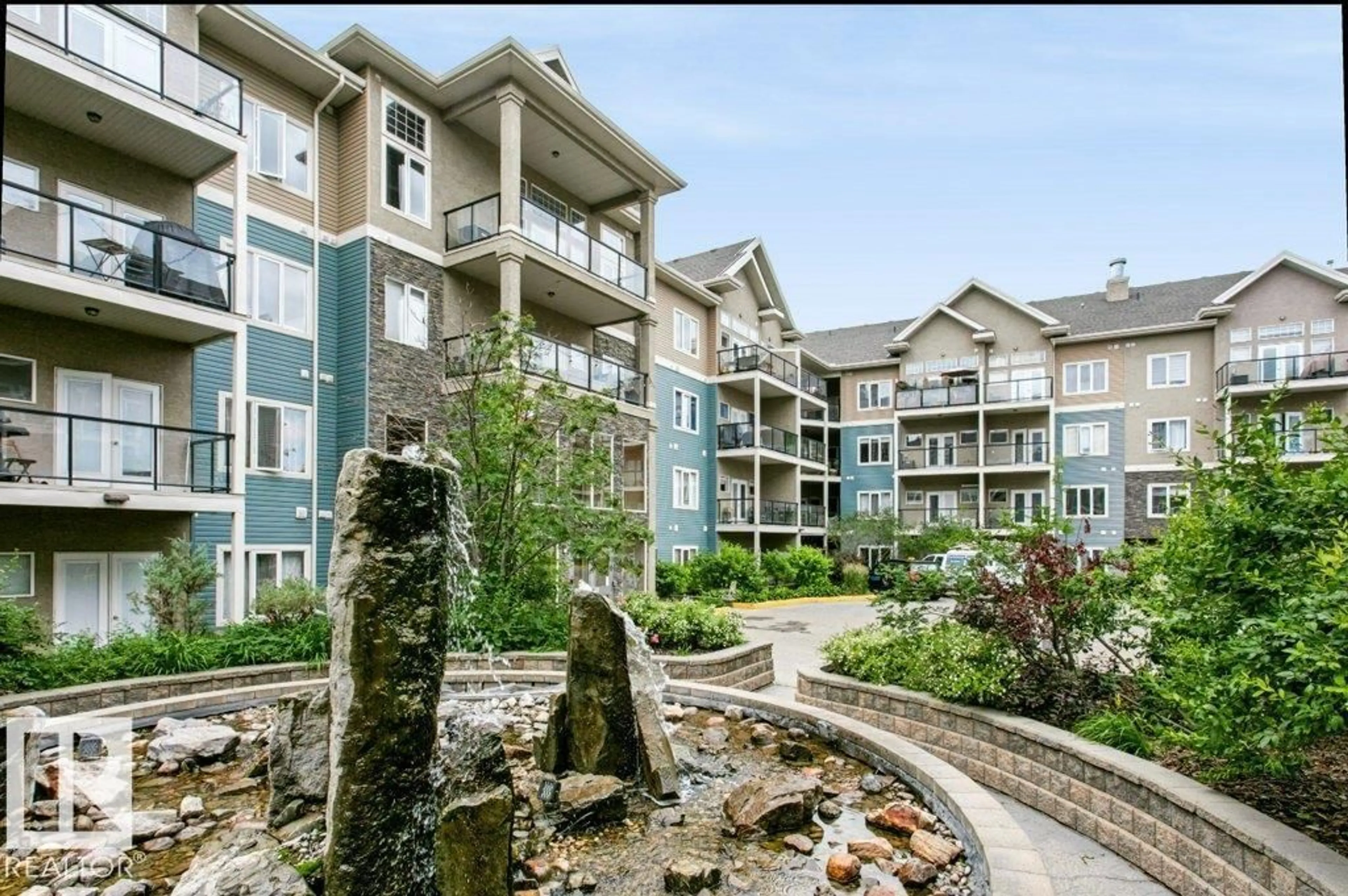 Patio, water/lake/river/ocean view for 10121 - 137 80 AV, Edmonton Alberta T6E0B9
