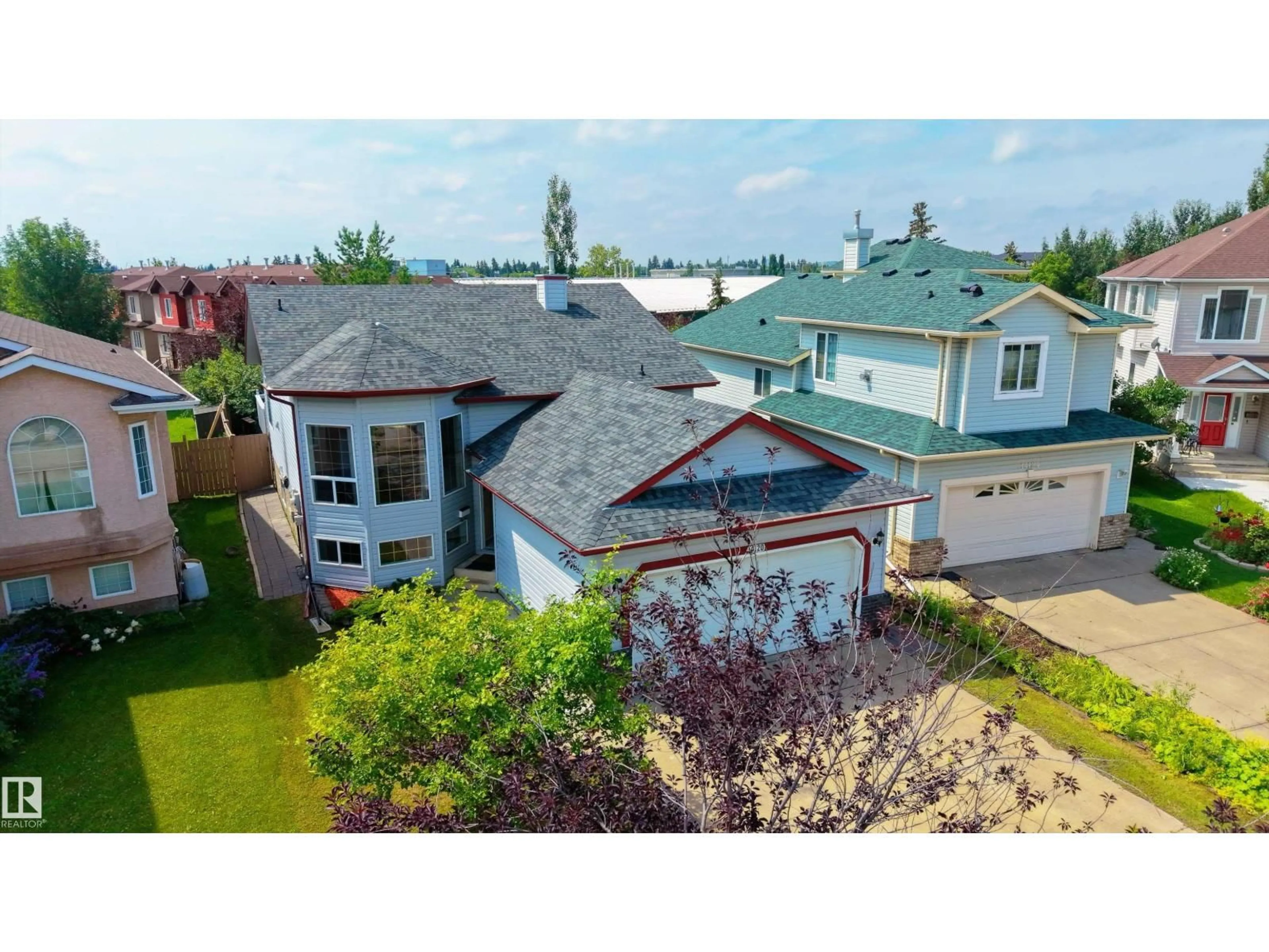 A pic from outside/outdoor area/front of a property/back of a property/a pic from drone, street for NW - 14120 129 ST, Edmonton Alberta T6V1K7
