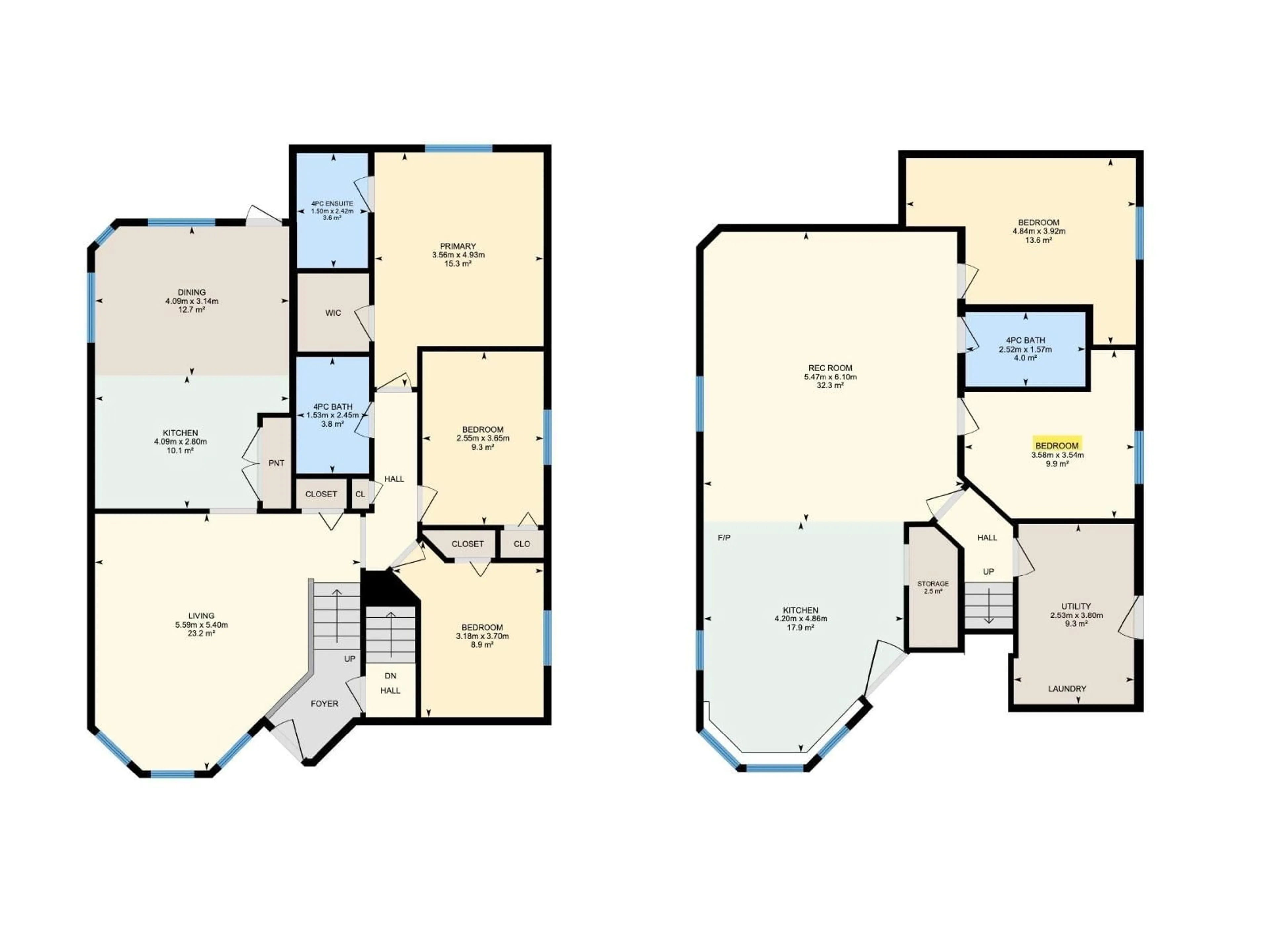 Floor plan for NW - 14120 129 ST, Edmonton Alberta T6V1K7