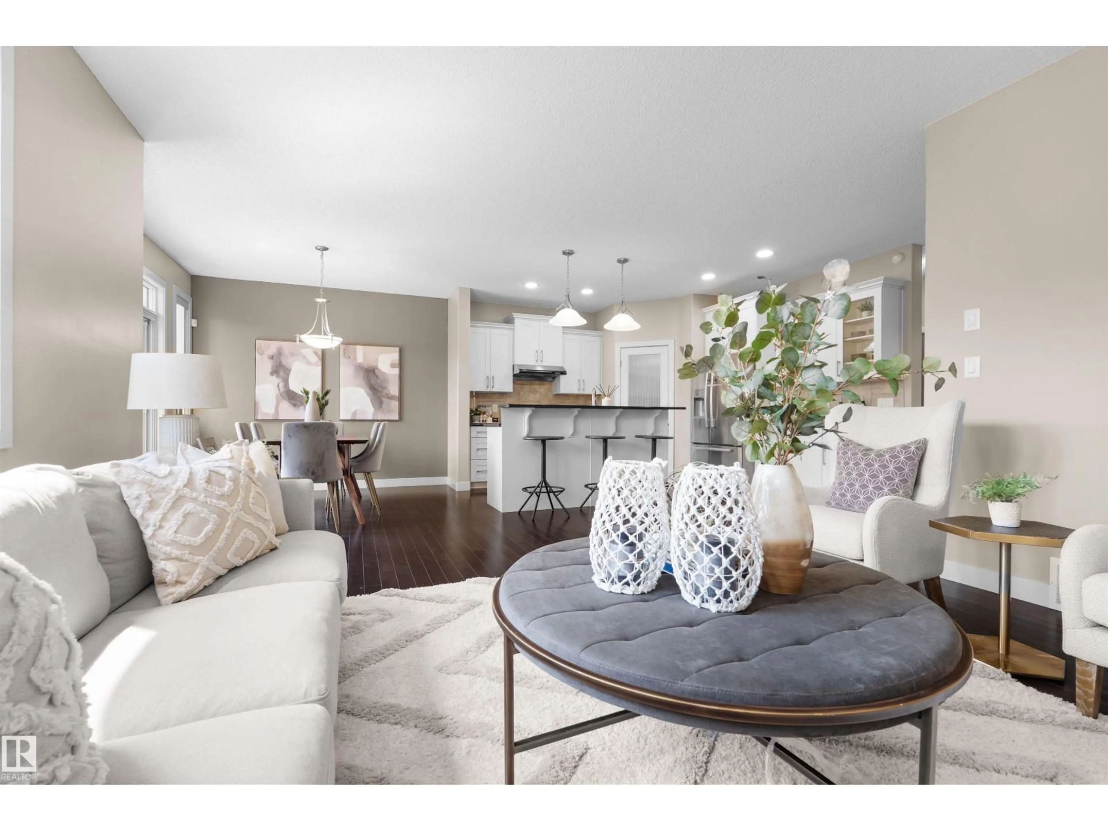 Living room with furniture, unknown for SW - 843 ARMITAGE WD, Edmonton Alberta T6W0K4