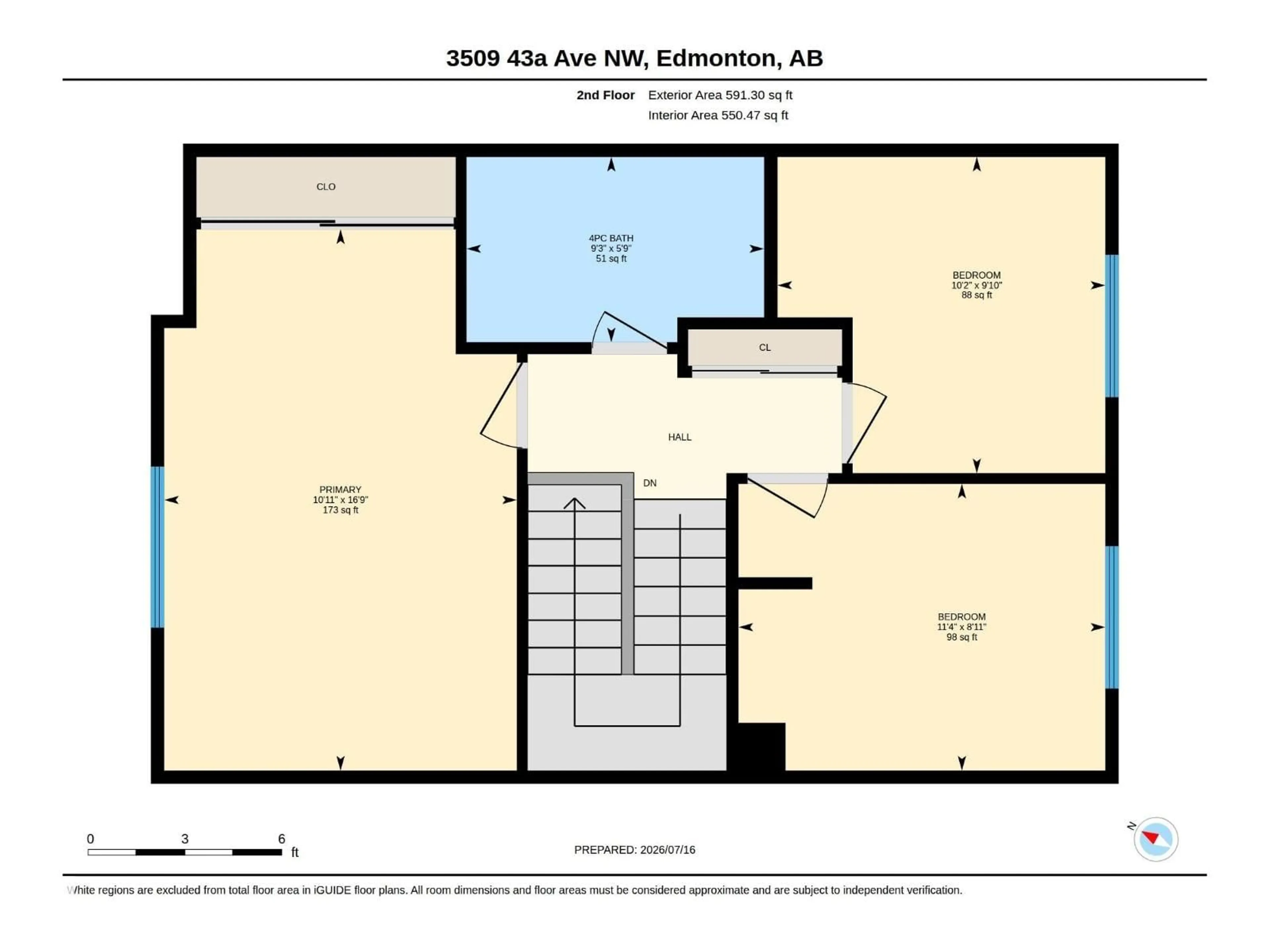 Floor plan for 3509 43A AV AV, Edmonton Alberta T7A1G4