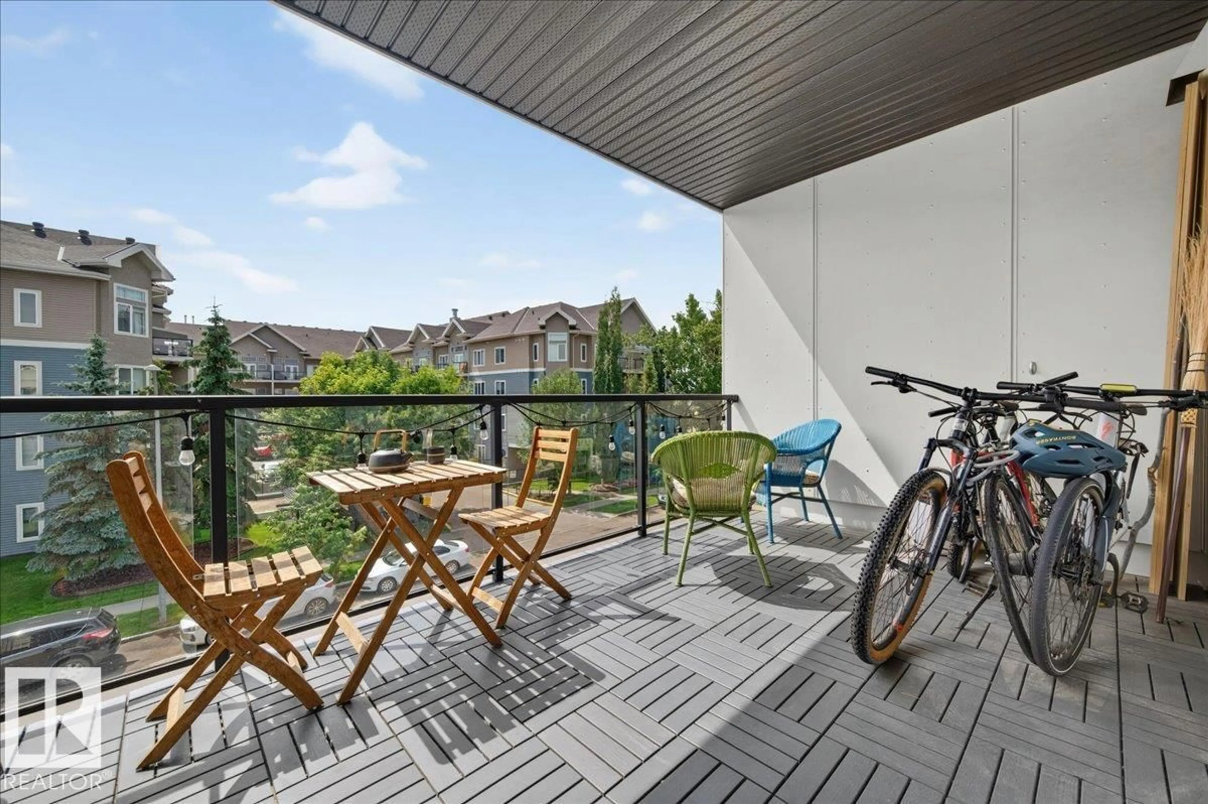 Balcony in the apartment, unknown for 306 - 10116 80 AV, Edmonton Alberta T8H0T3