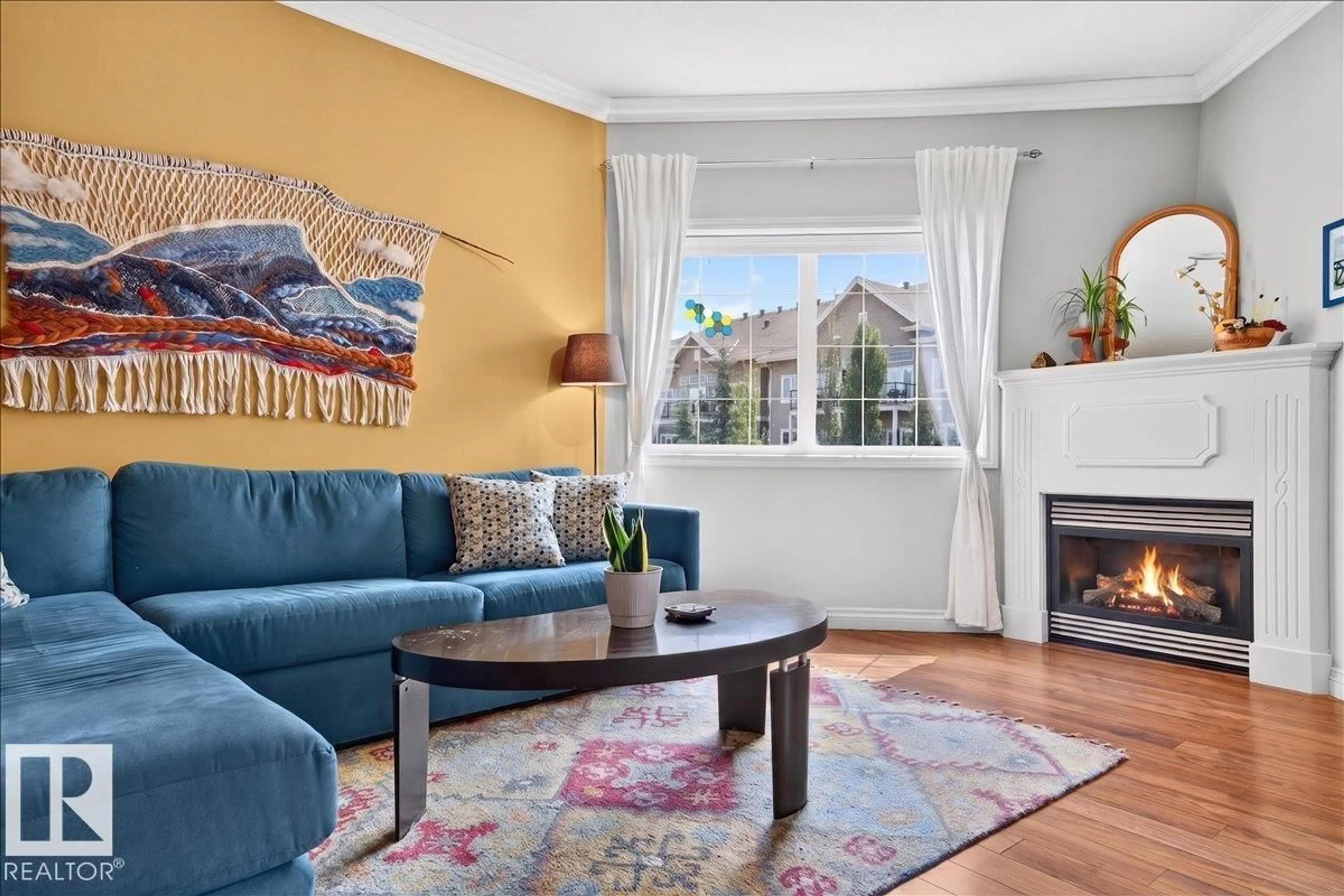 Living room with furniture, unknown for 306 - 10116 80 AV, Edmonton Alberta T8H0T3