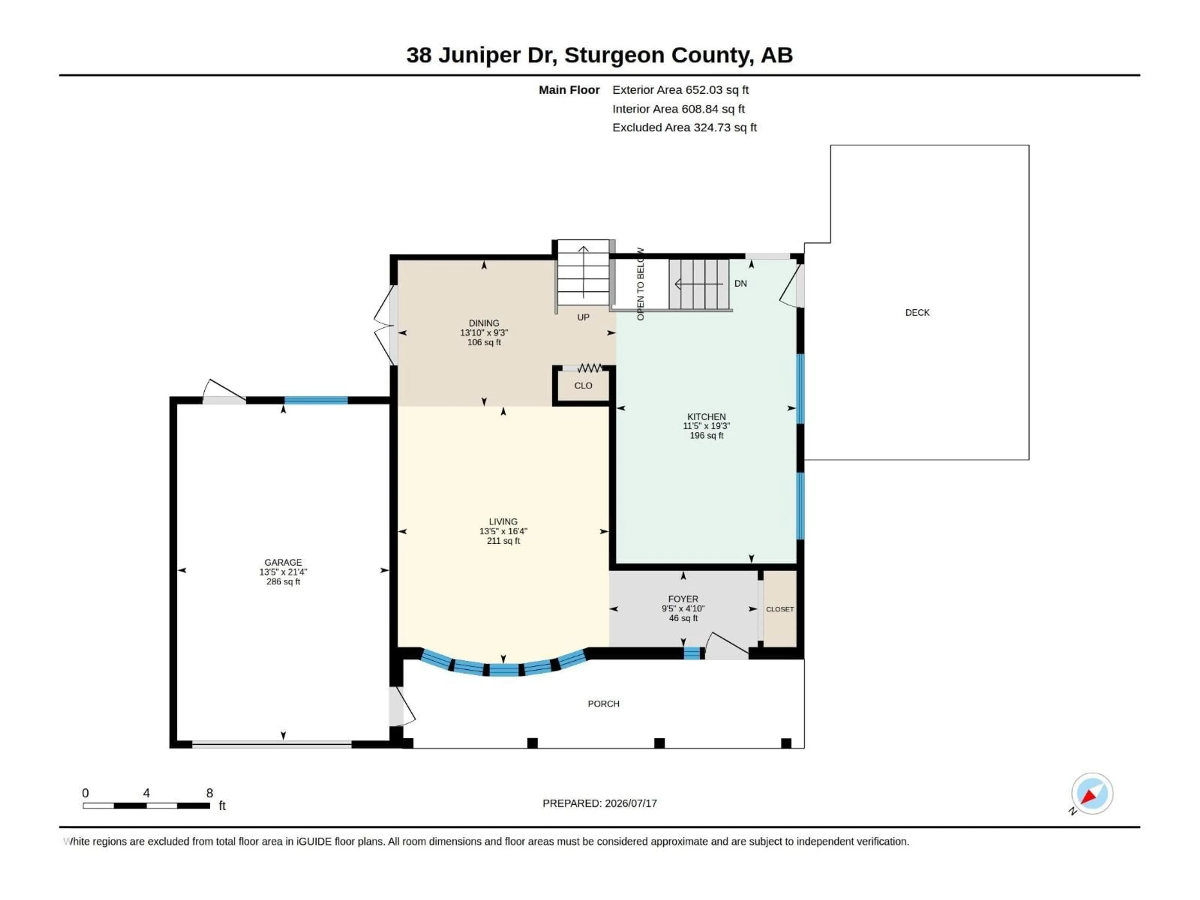 Floor plan for 57108 - 38 RGE ROAD 220 RGE ROAD, Rural Sturgeon County Alberta T0A2W0