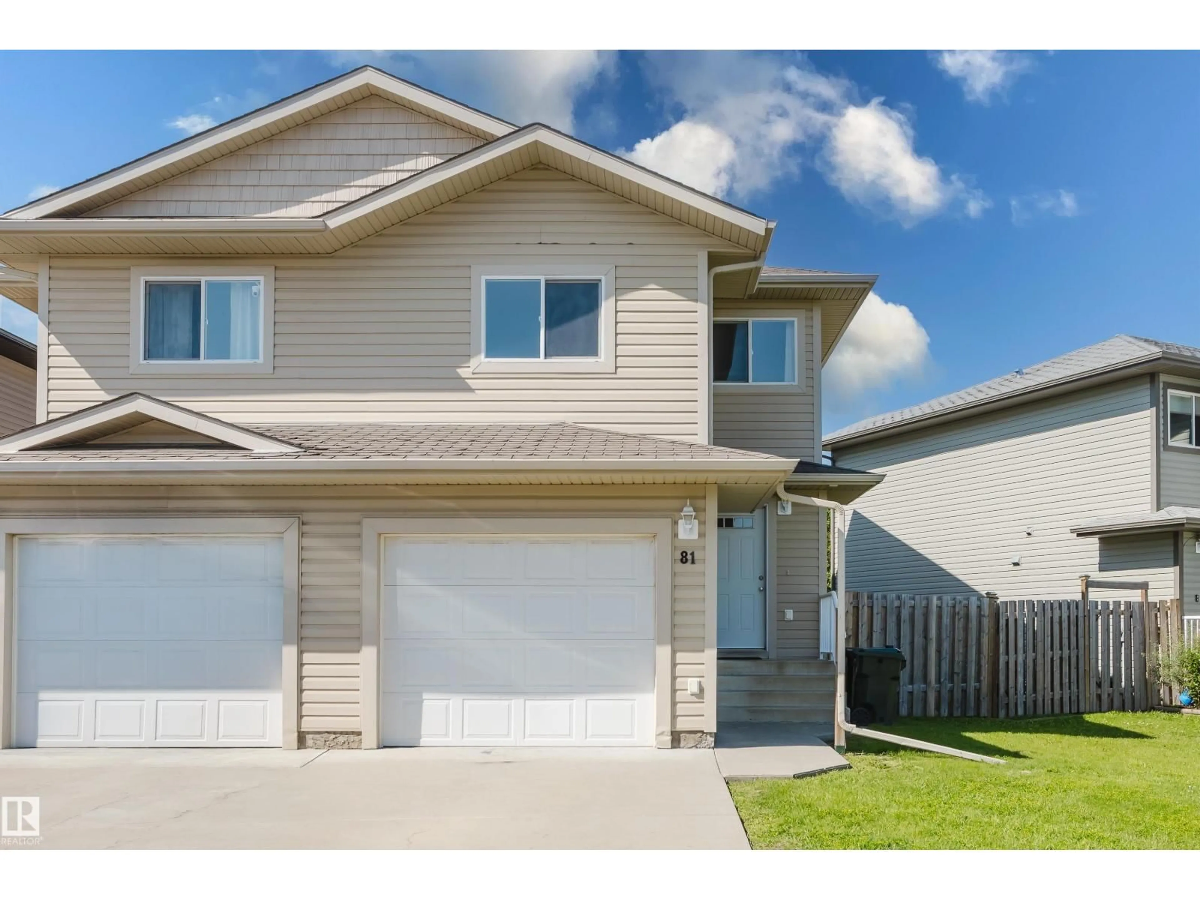 Home with vinyl exterior material, street for 81 HANEY LD, Spruce Grove Alberta T7X0A2