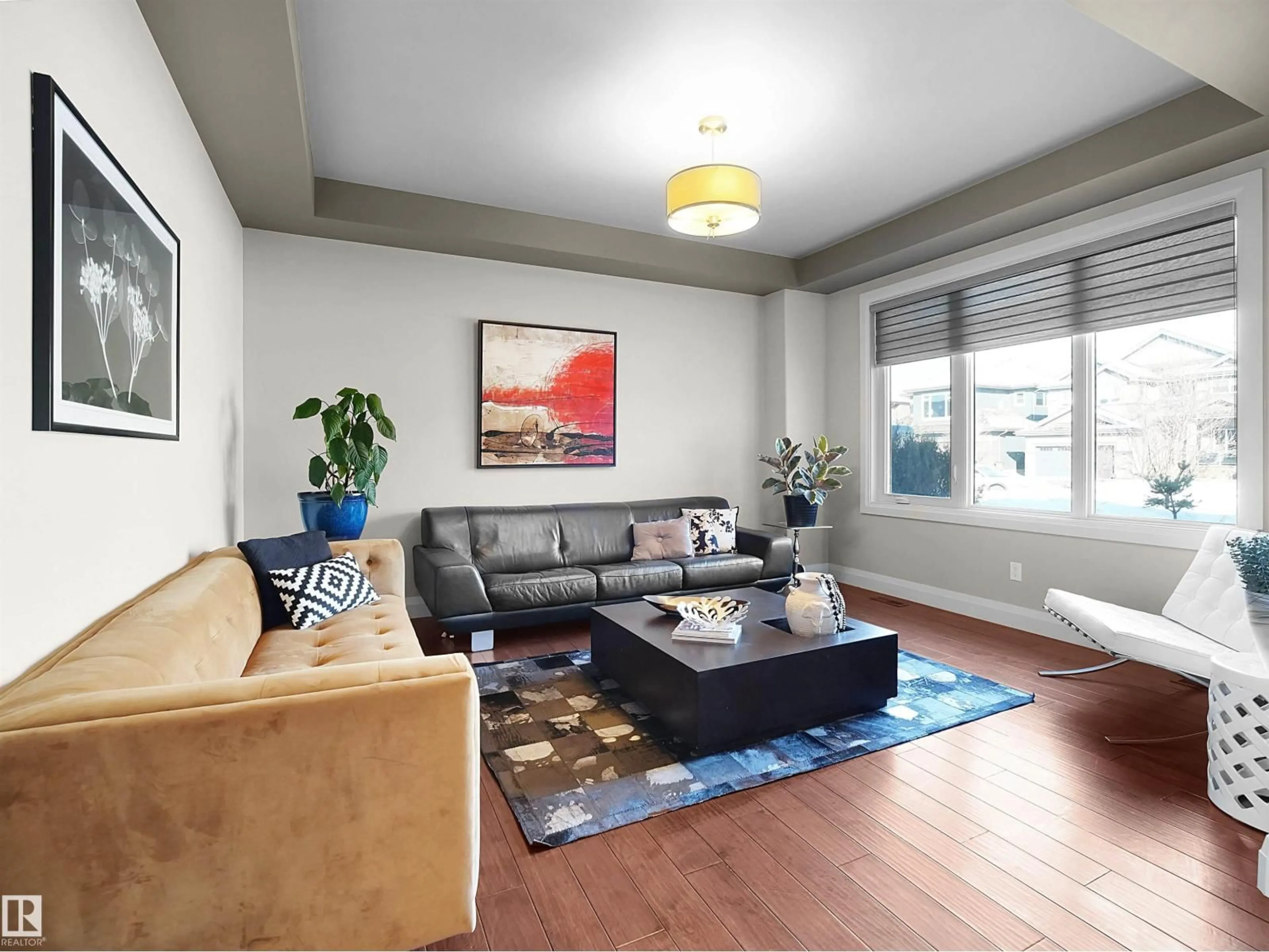 Living room with furniture, unknown for 3332 CAMERON HEIGHTS LANDING LD, Edmonton Alberta T6M0M7