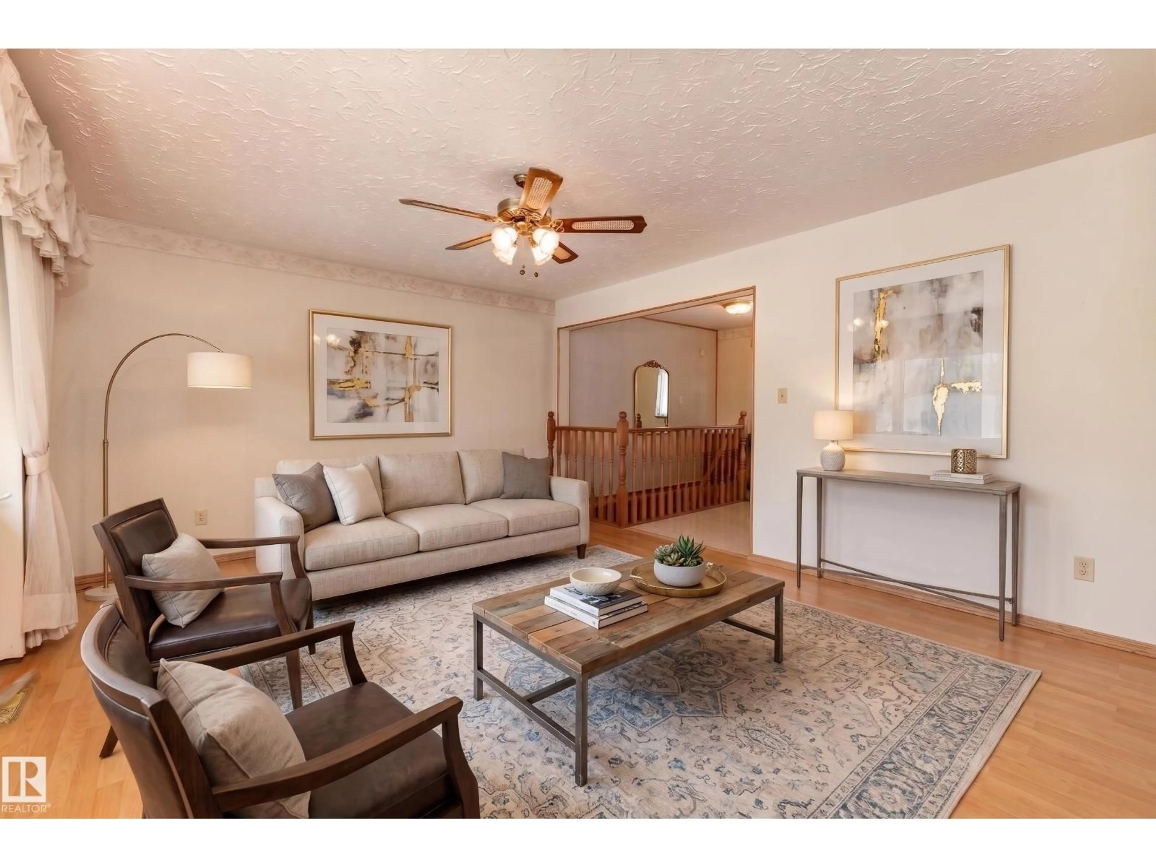 Living room with furniture, unknown for 8502 76 AV, Edmonton Alberta T6C0J3