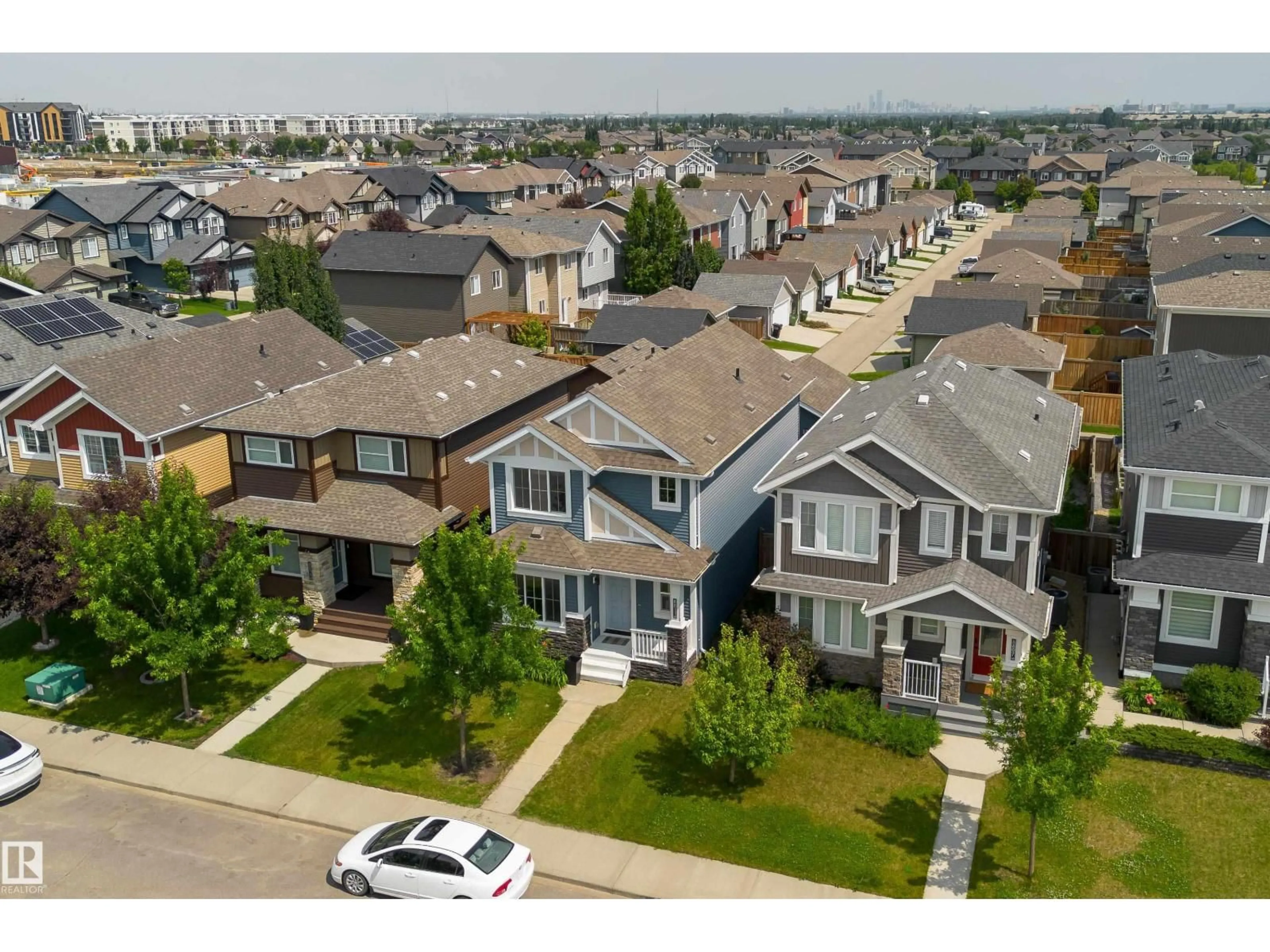 A pic from outside/outdoor area/front of a property/back of a property/a pic from drone, street for NW - 8811 223 ST, Edmonton Alberta T5T7H2