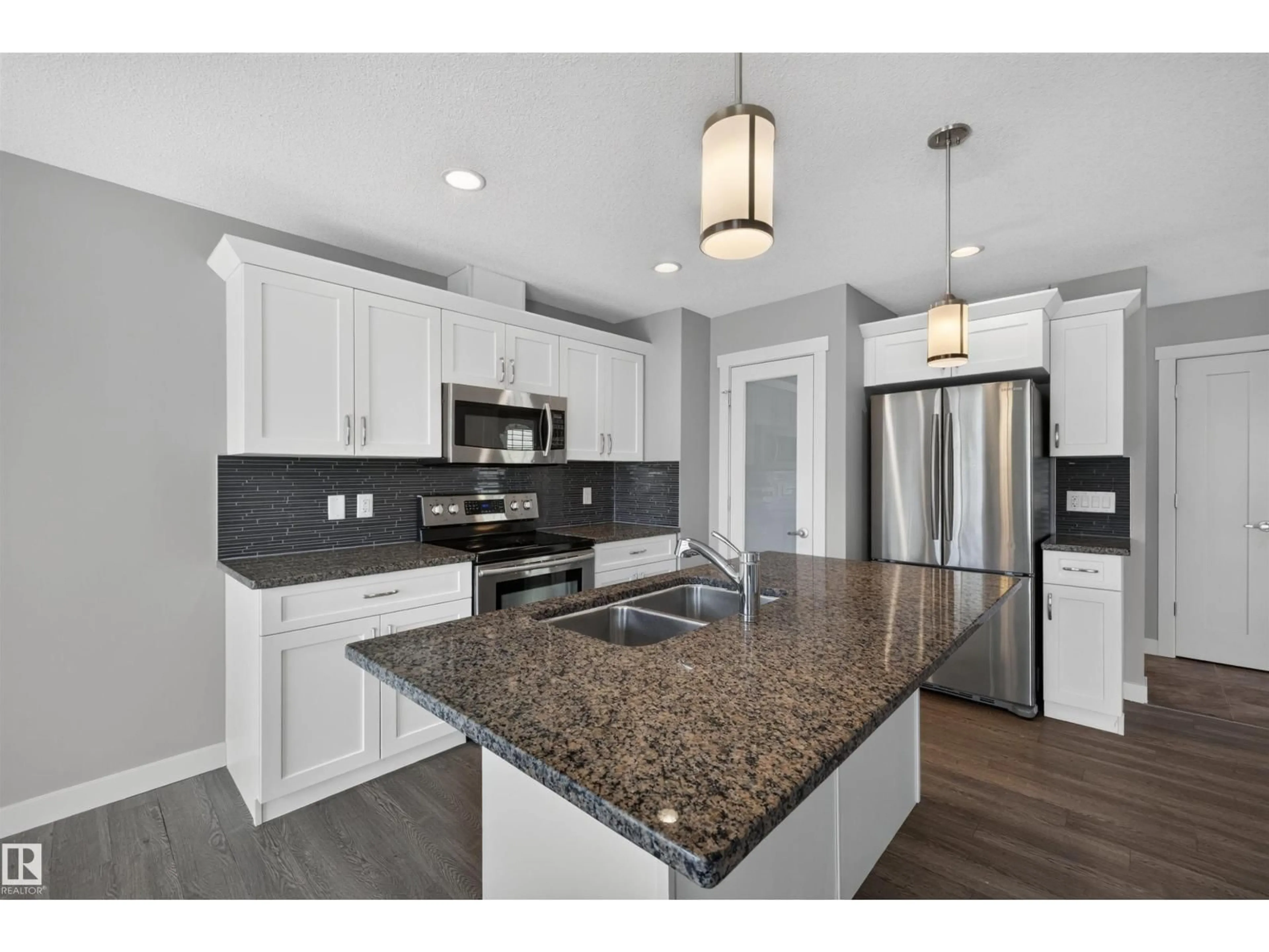 Open concept kitchen, ceramic/tile floor for SW - 1107 162 ST, Edmonton Alberta T6W2L1