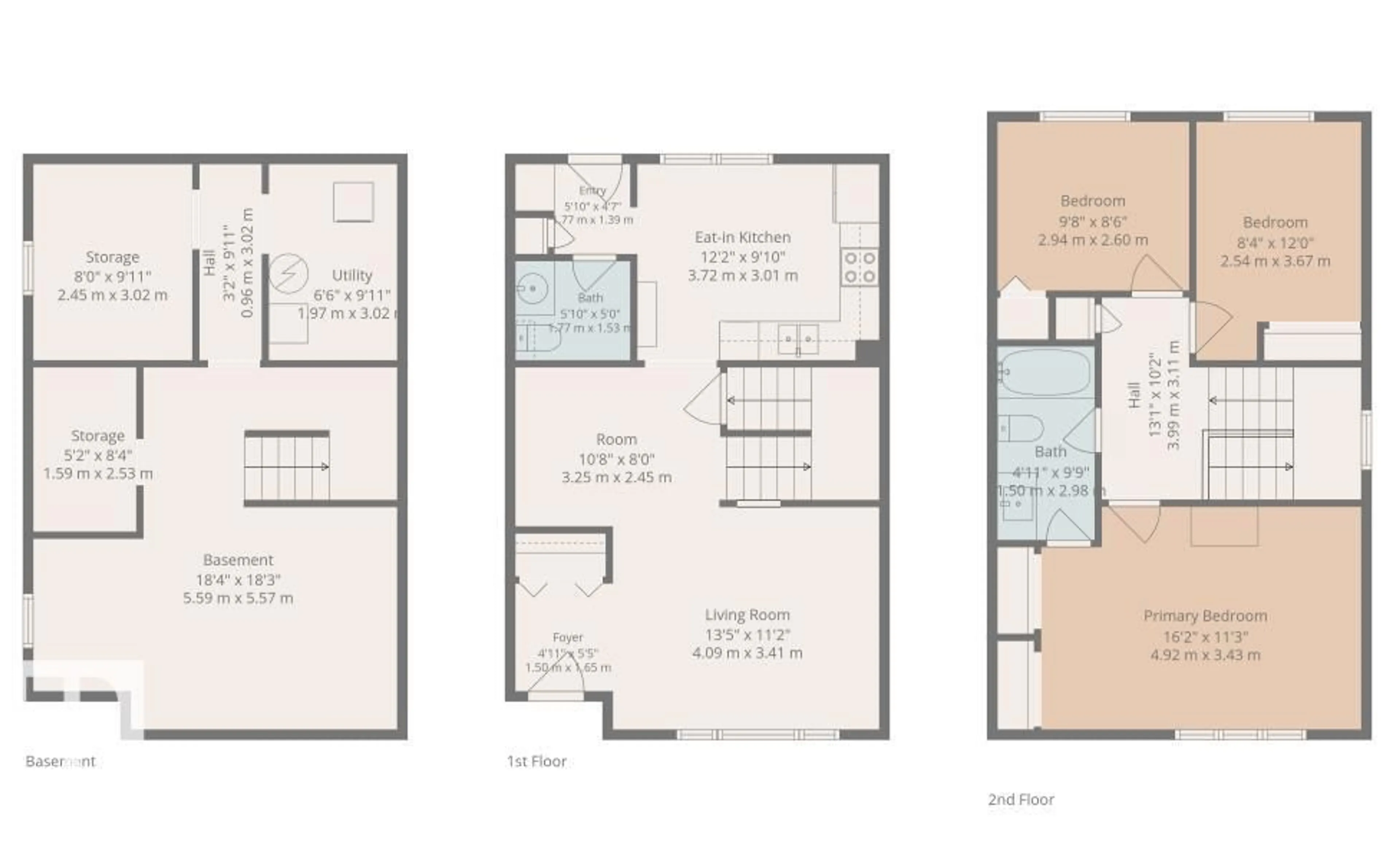Floor plan for 4718 35 AV, Edmonton Alberta T6L3P9