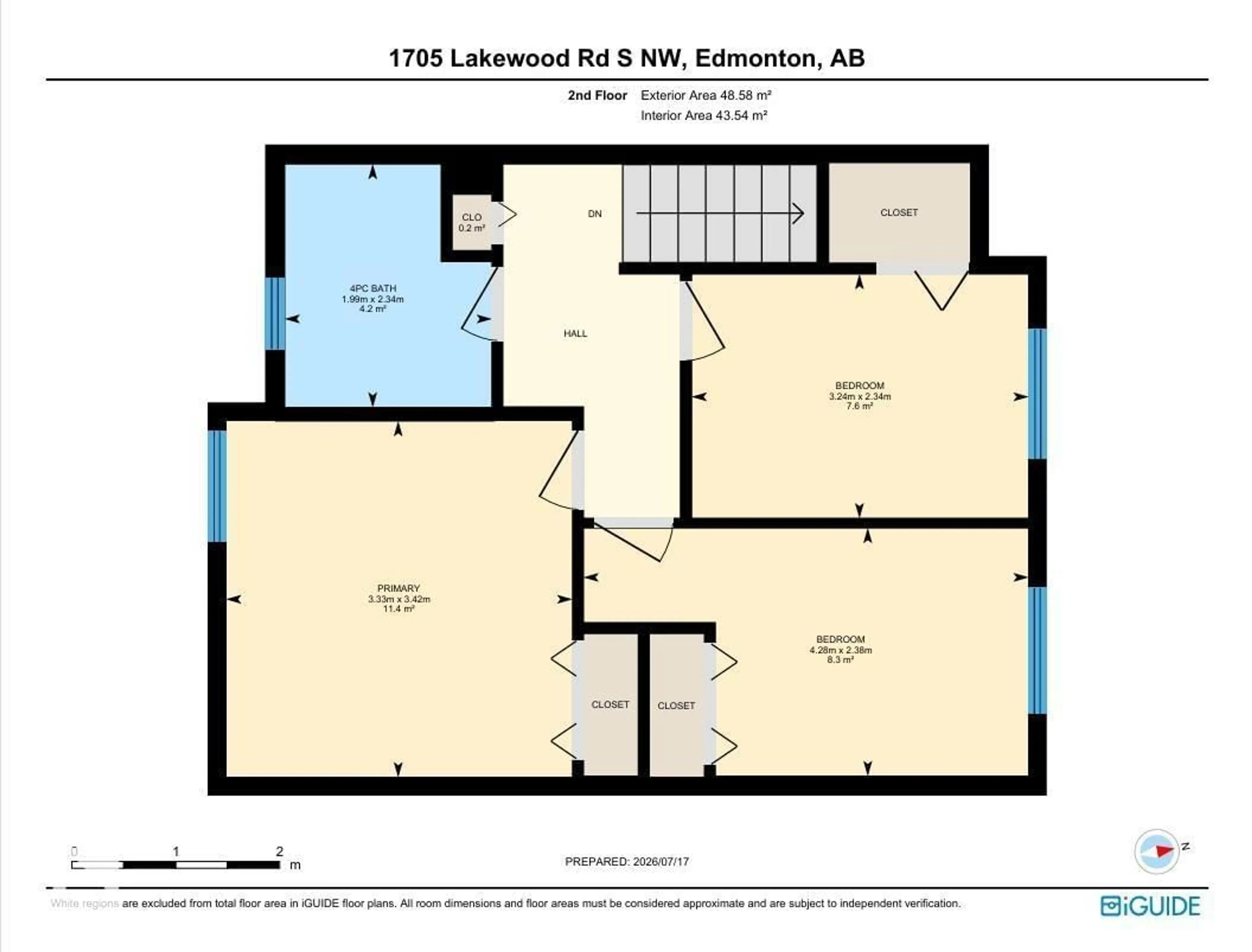 Floor plan for 1705 LAKEWOOD RD, Edmonton Alberta T6K3B9