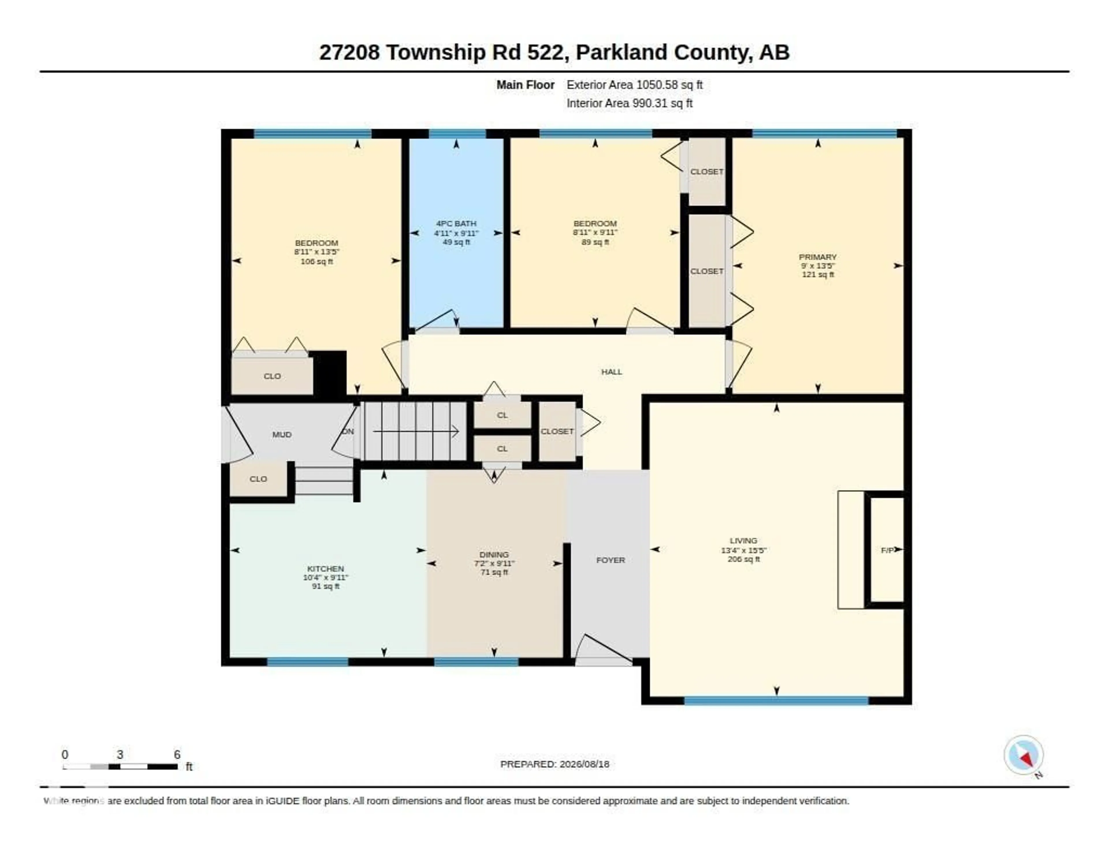 Floor plan for 27208 TWP ROAD 522, Rural Parkland County Alberta T6X3R6