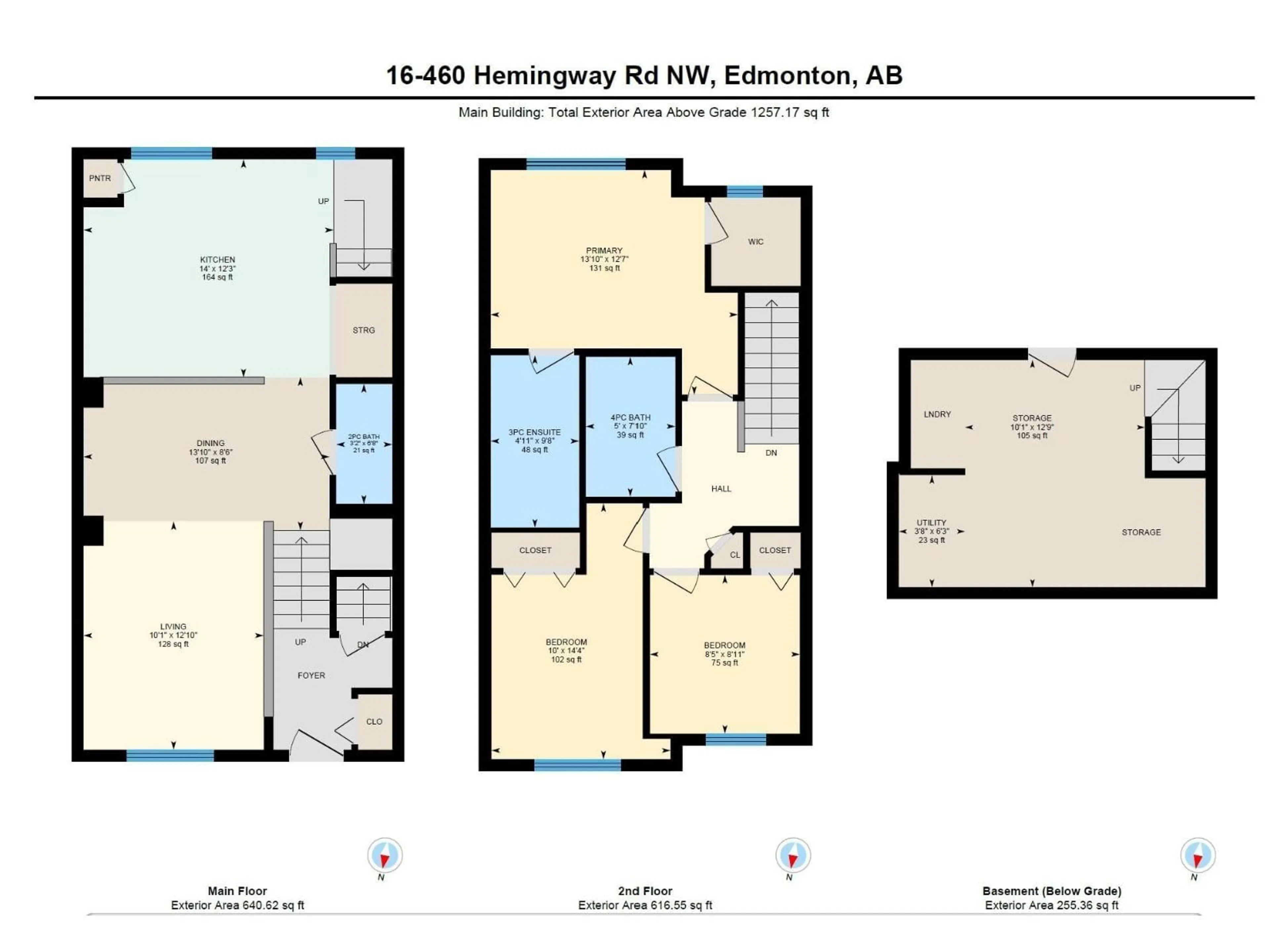 Floor plan for 460 - 16 HEMINGWAY RD, Edmonton Alberta T6M0M5