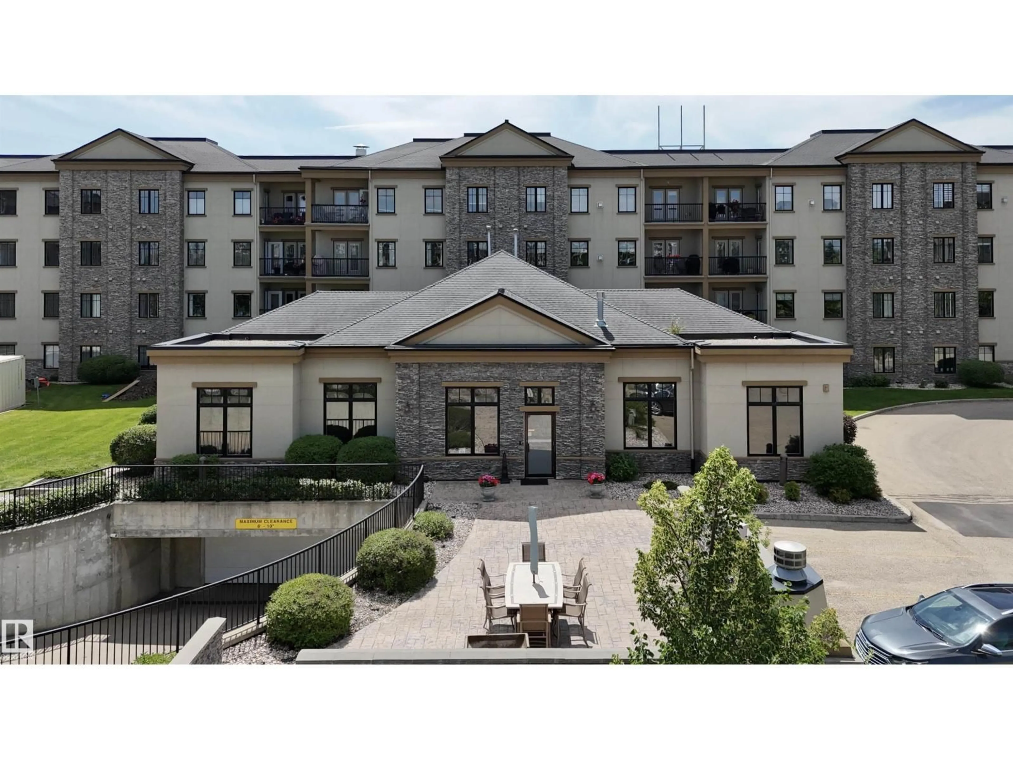 Patio, building for #106 - 160 MAGRATH RD, Edmonton Alberta T6R3T7
