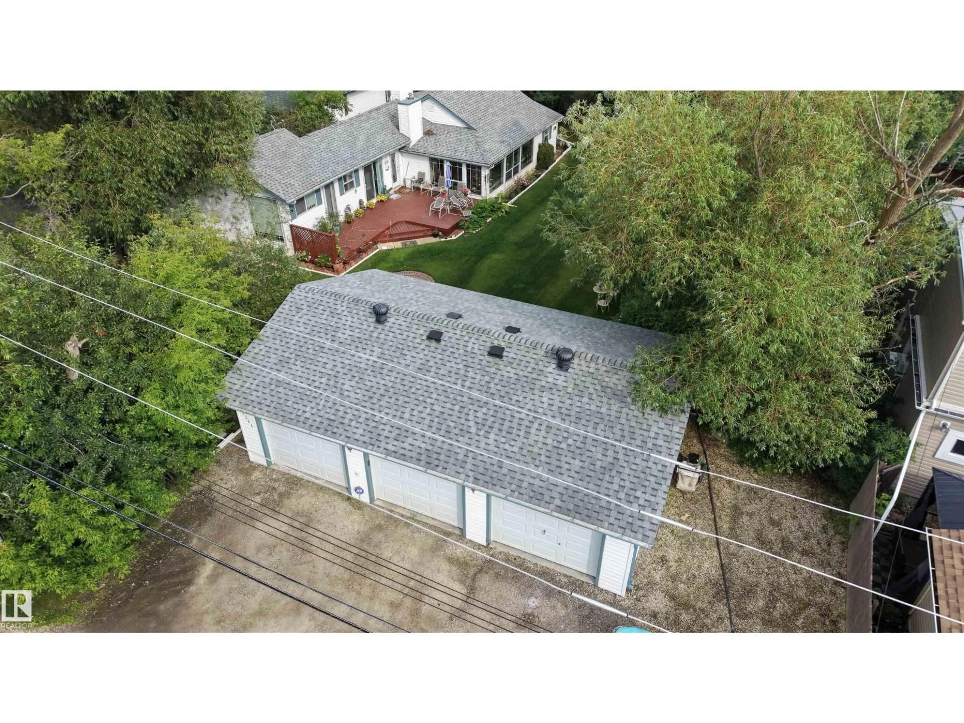 A pic from outside/outdoor area/front of a property/back of a property/a pic from drone, building for 5224 50 AV, Rural Lac Ste. Anne County Alberta T0E0A0