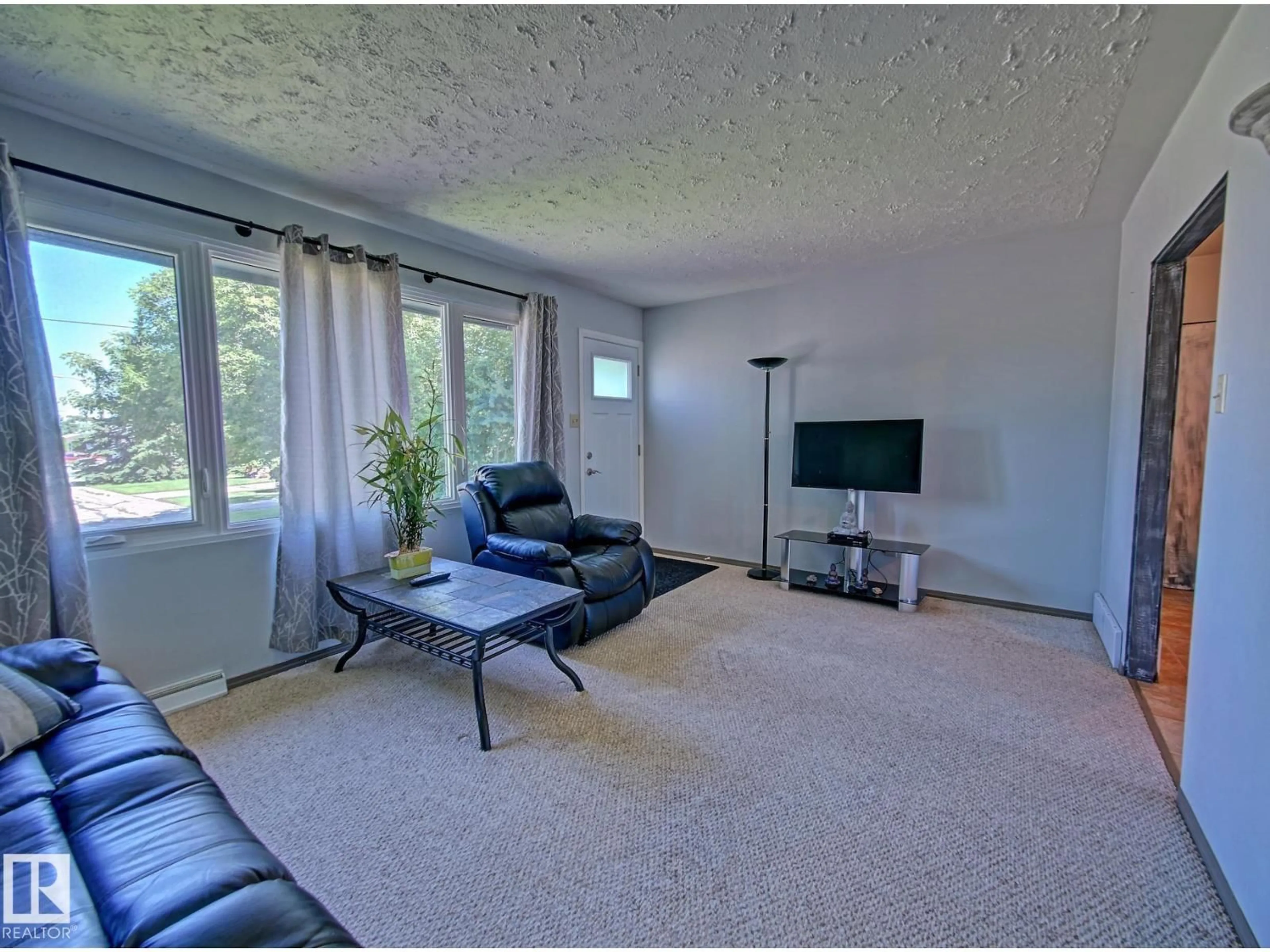Living room with furniture, carpet floor for 5103 43 AV, Smoky Lake Town Alberta T0A3C0