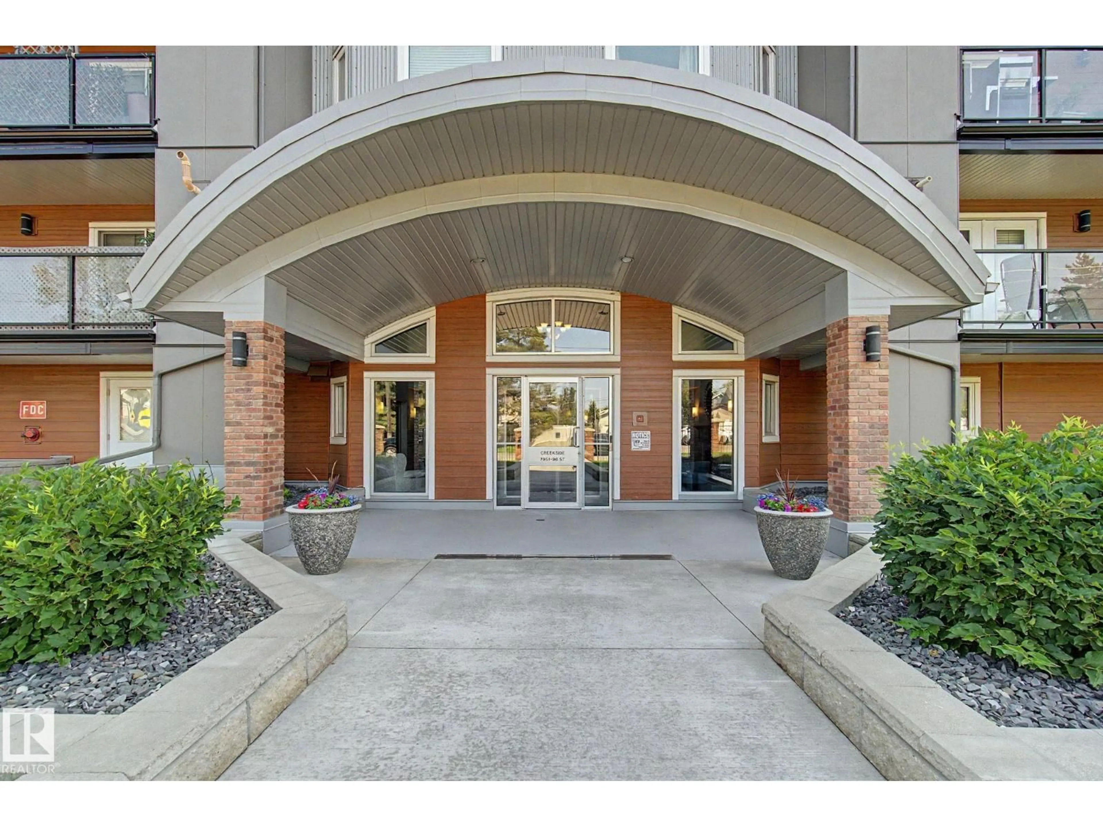 Indoor foyer for #302 Condo - 7951 96 ST, Edmonton Alberta T6C4R1