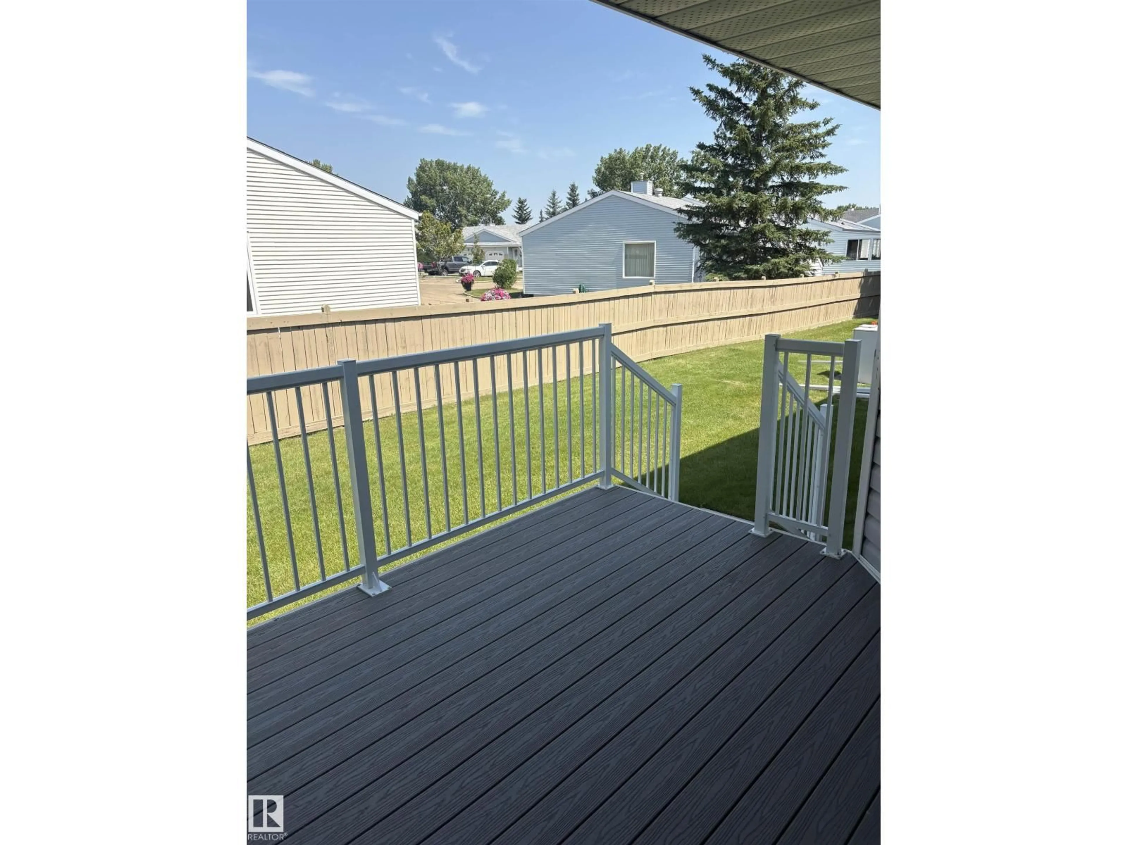 Patio, water/lake/river/ocean view for 17520 CALLINGWOOD RD, Edmonton Alberta T5T5P1