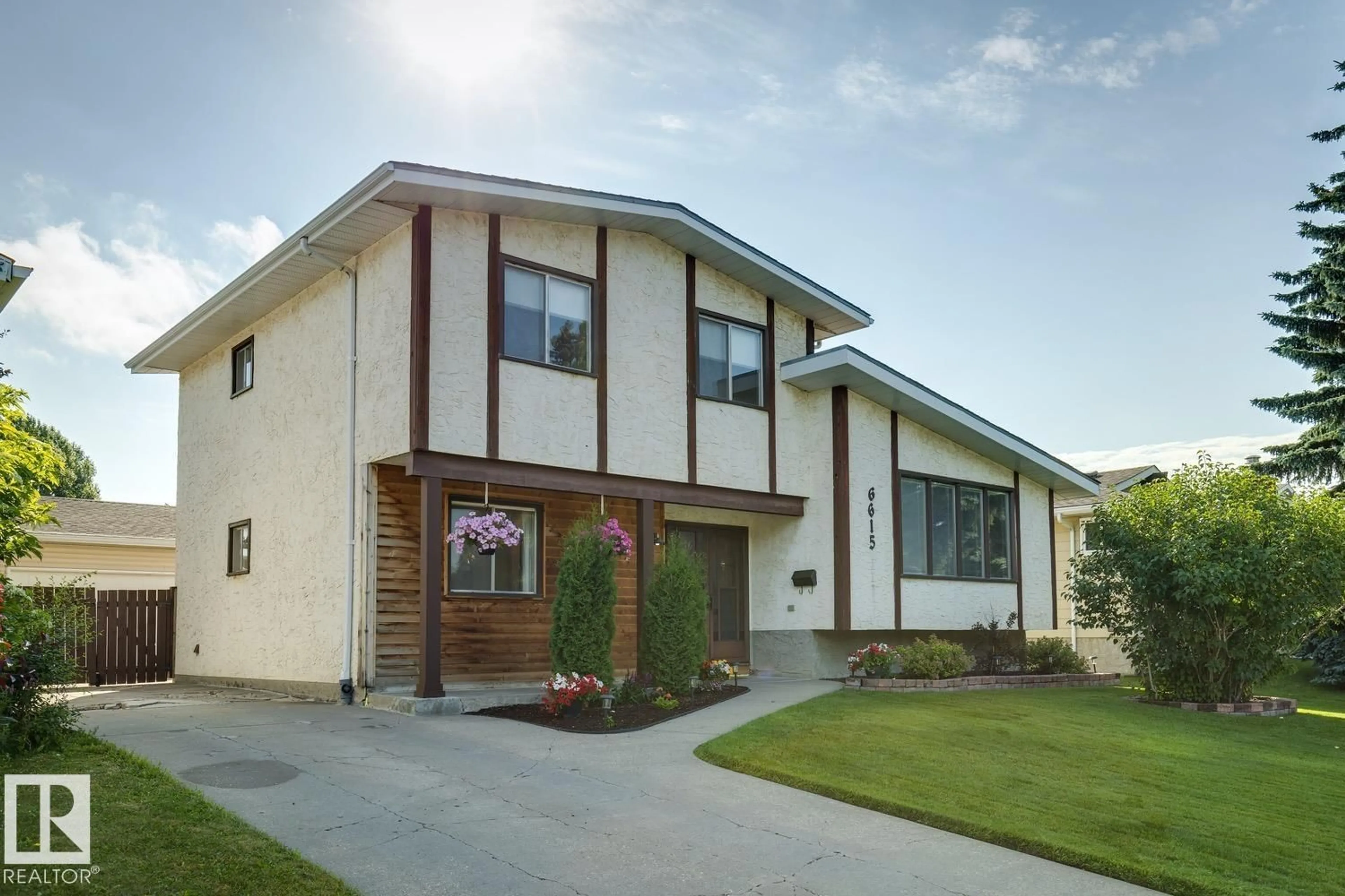 Home with brick exterior material, street for 6615 187 ST, Edmonton Alberta T5T2N1