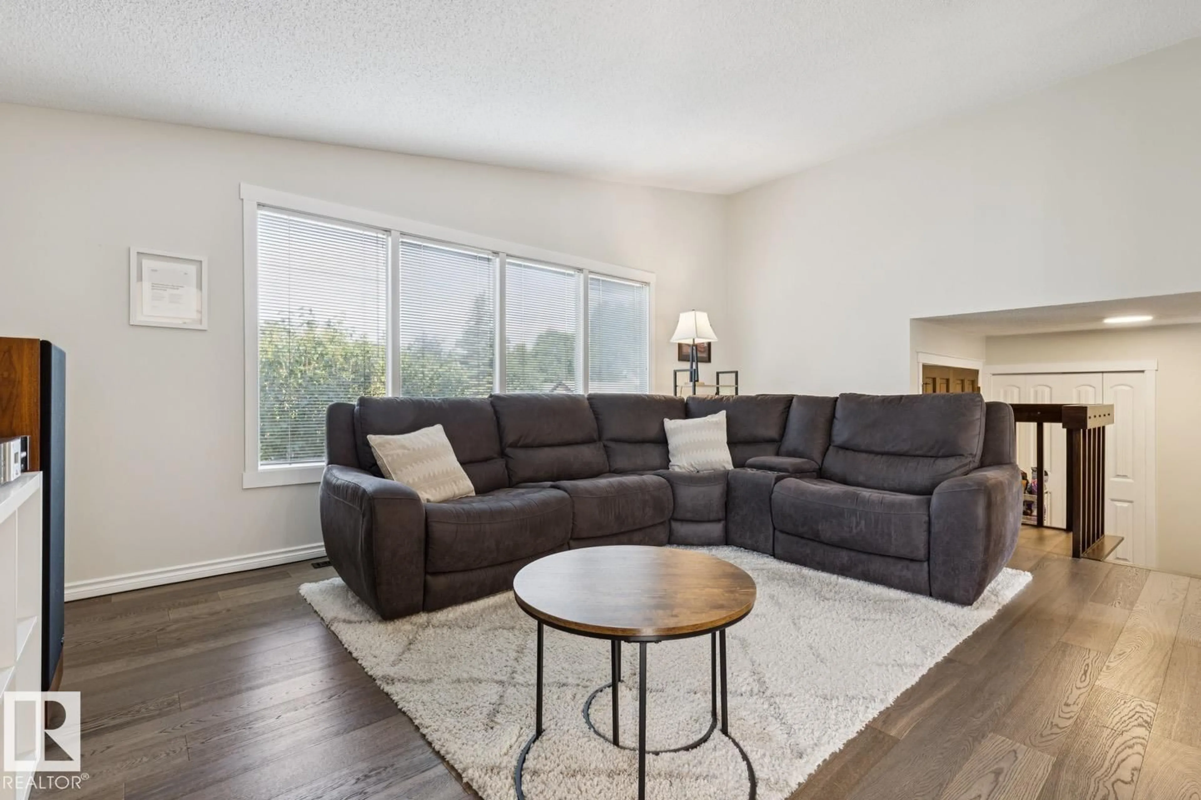 Living room with furniture, unknown for 6615 187 ST, Edmonton Alberta T5T2N1