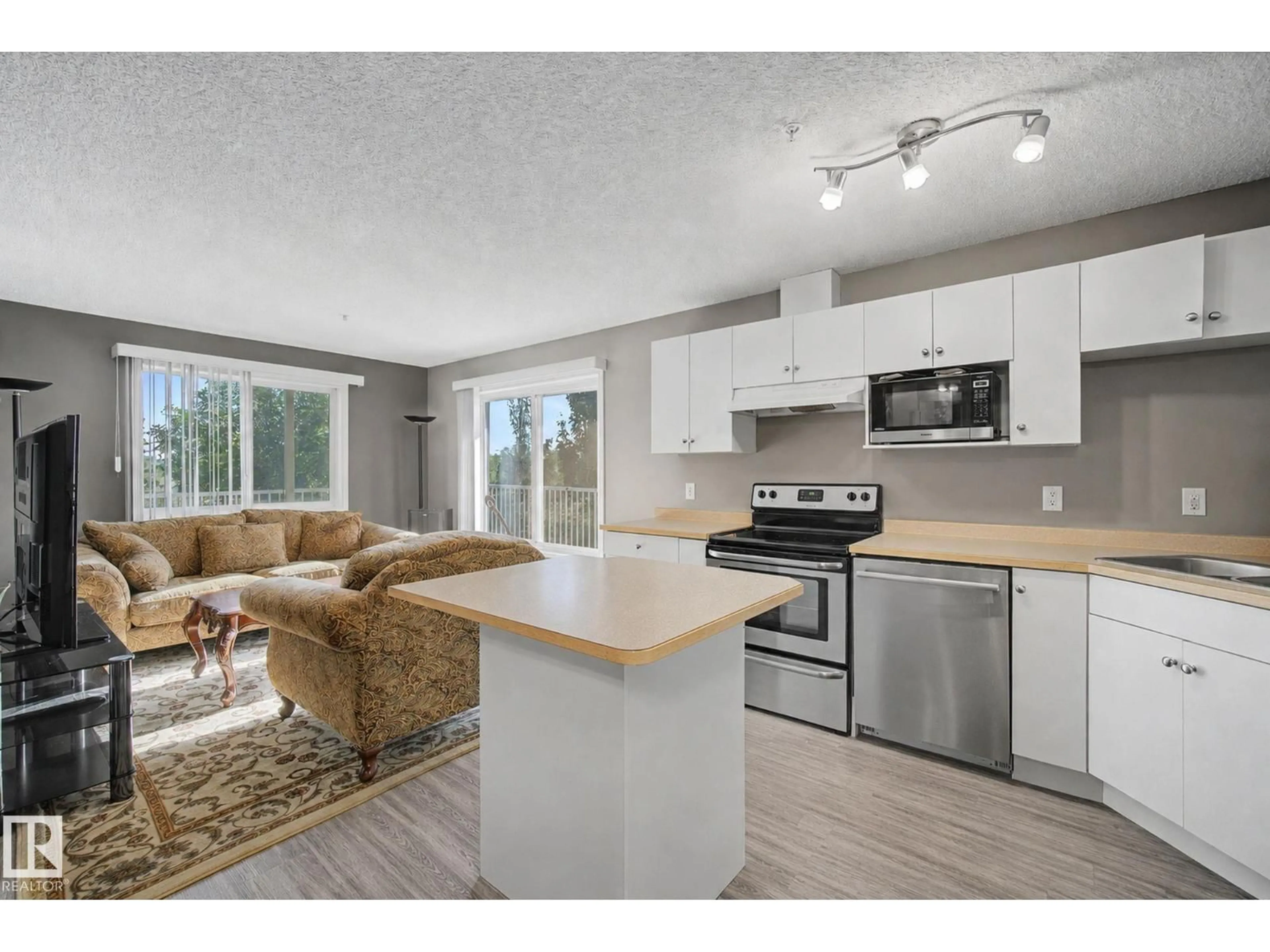 Open concept kitchen, unknown for #311 - 7511 171 ST, Edmonton Alberta T5T6S7