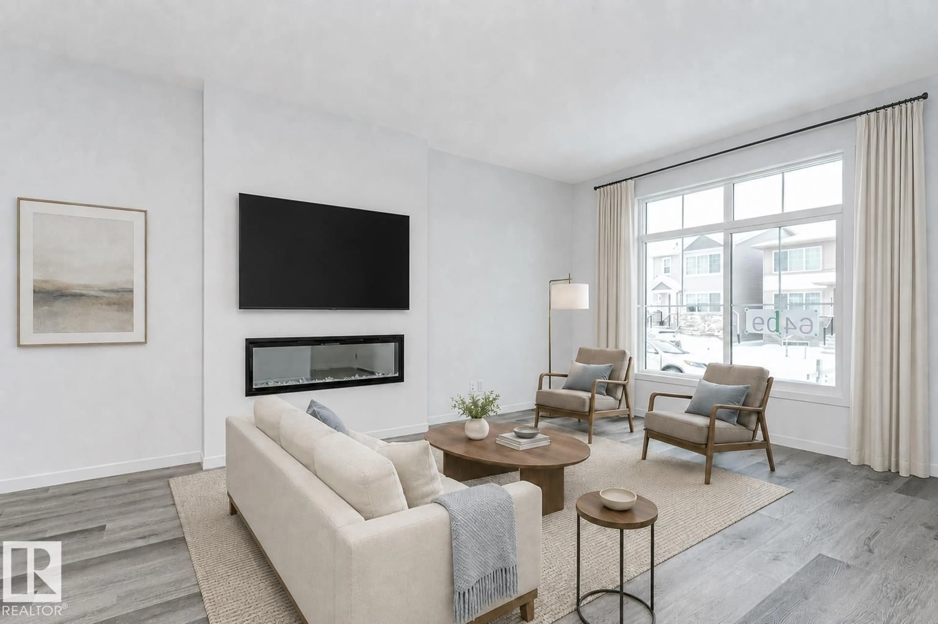 Living room with furniture, unknown for 6269 175A AV, Edmonton Alberta T5Y4A5