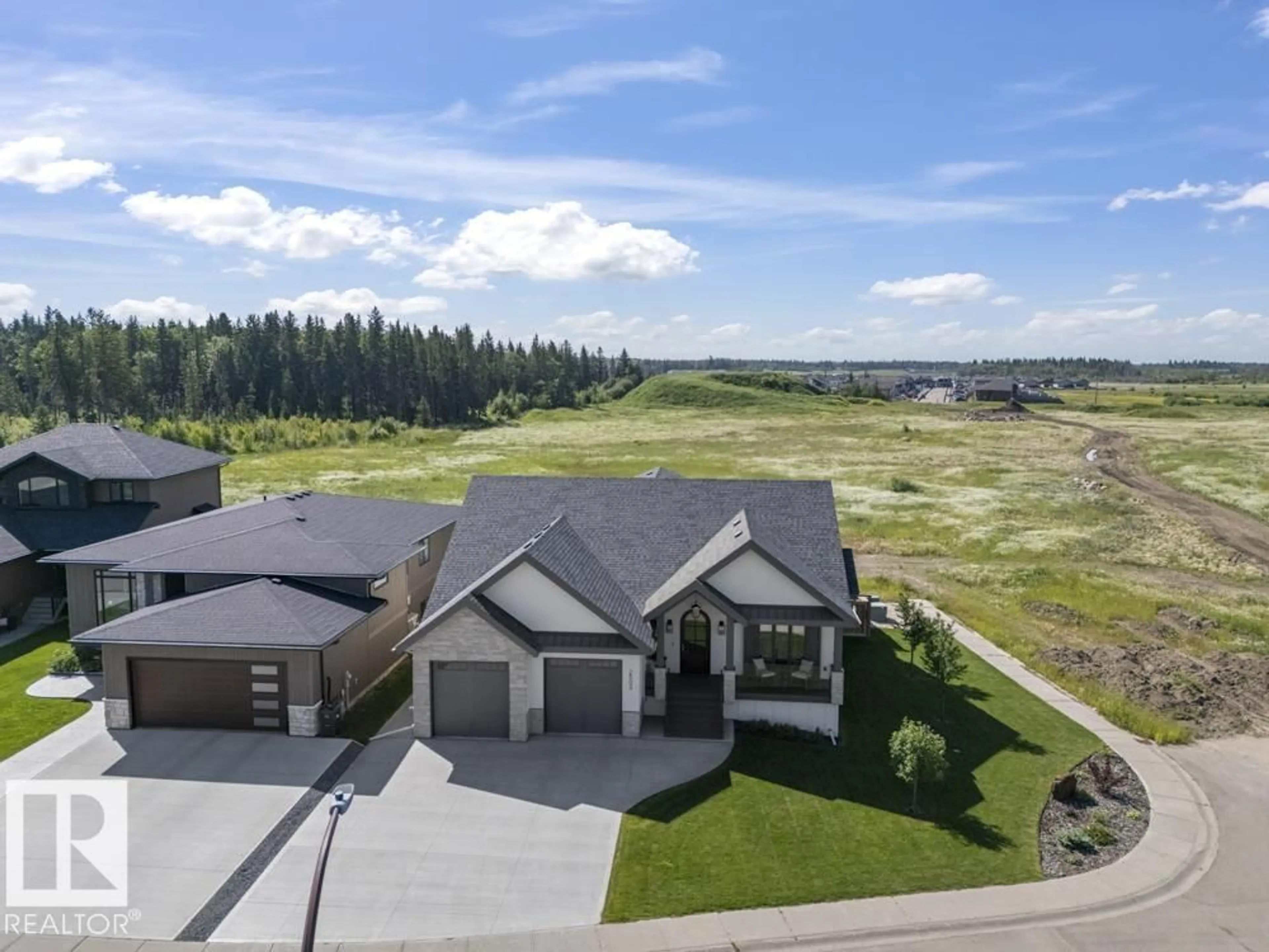 A pic from outside/outdoor area/front of a property/back of a property/a pic from drone, unknown for 2503 LOCKHART WY, Cold Lake Alberta T9M0B3