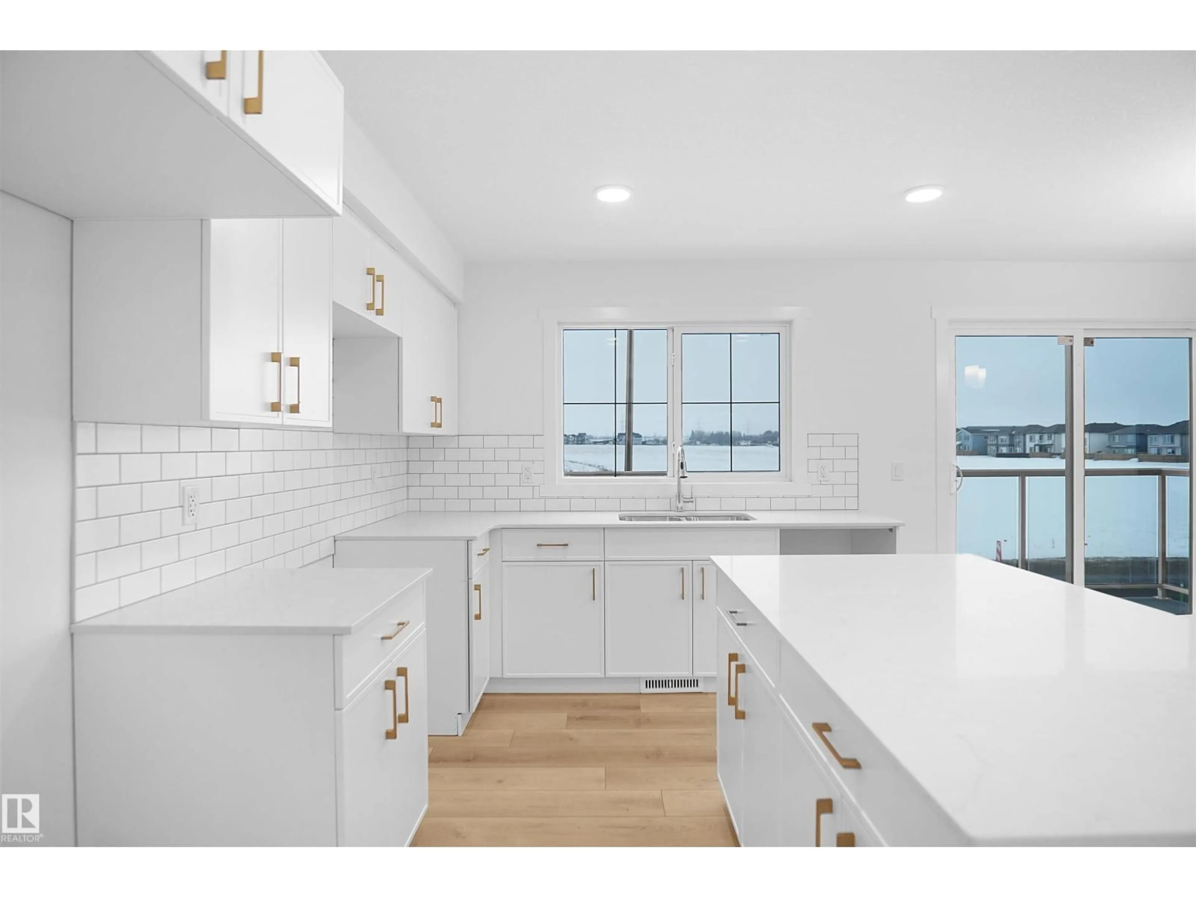 Open concept kitchen, ceramic/tile floor for #9 - 1430 ASTER WY, Edmonton Alberta T6T2N8