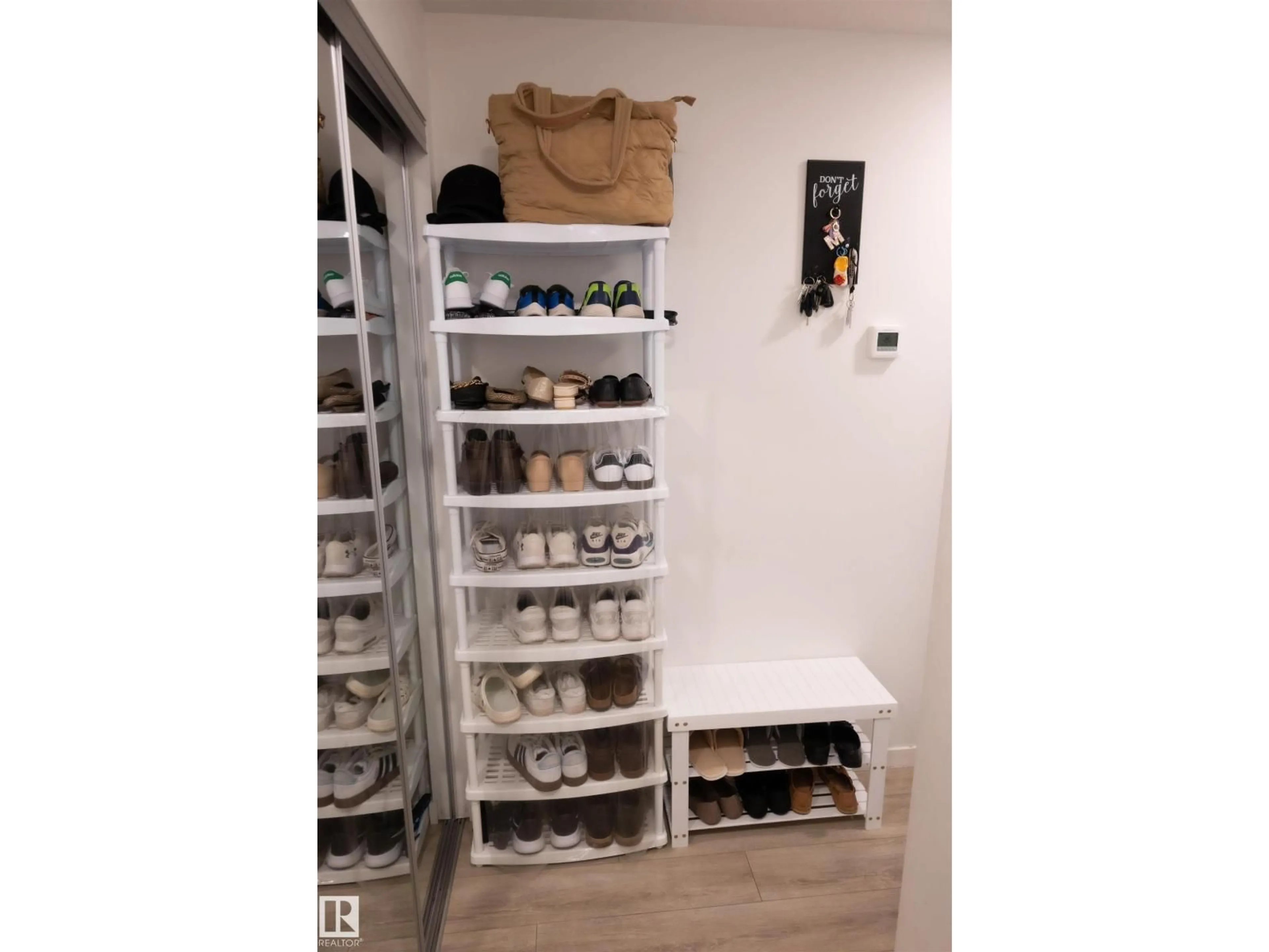 Storage room or clothes room or walk-in closet for 103 - 103 SECORD BV, Edmonton Alberta T5T7R9
