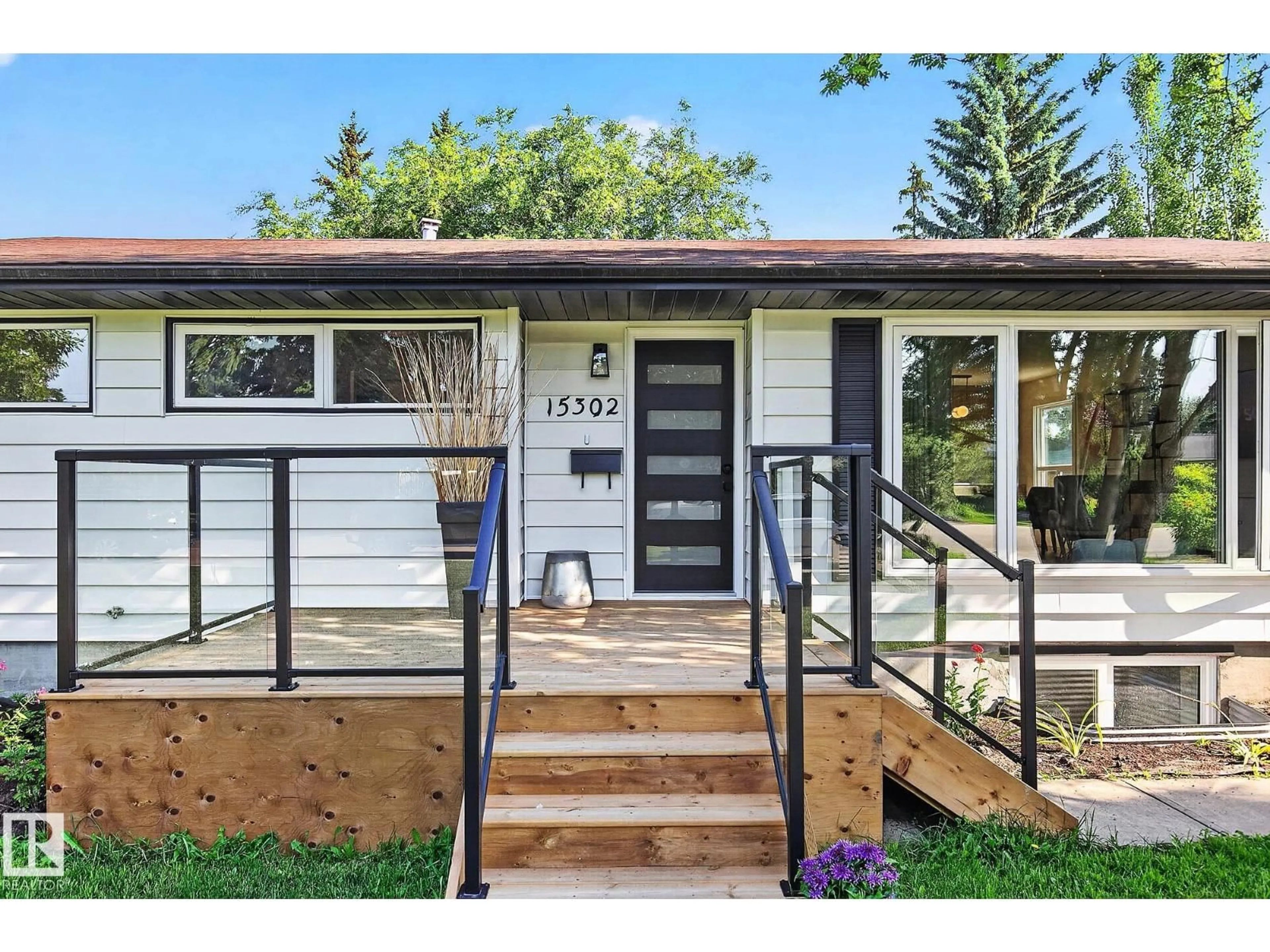 Home with vinyl exterior material, street for NW - 15302 78 AV, Edmonton Alberta T5R3C7