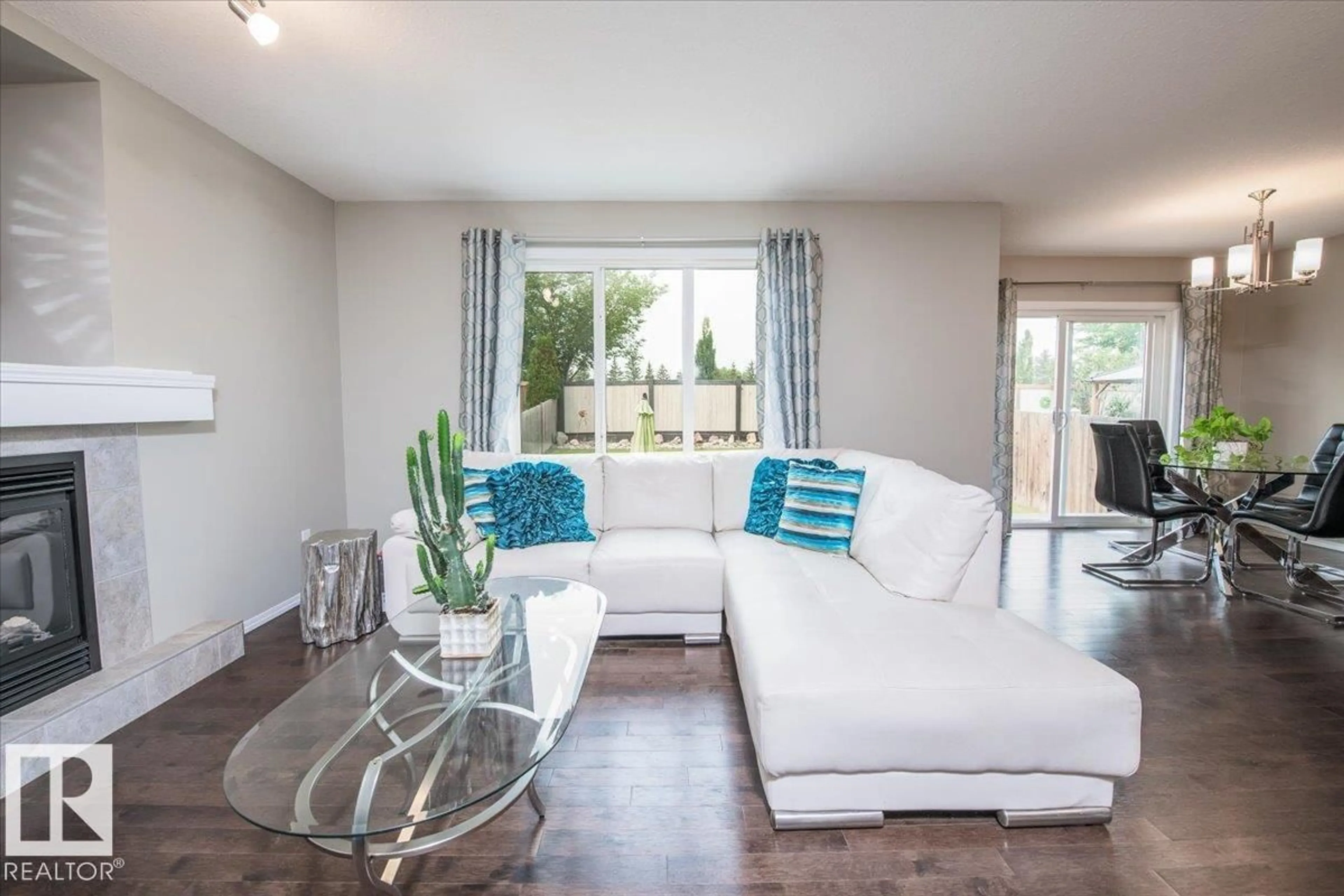Living room with furniture, unknown for 10412 99 ST, Morinville Alberta T8R0C3