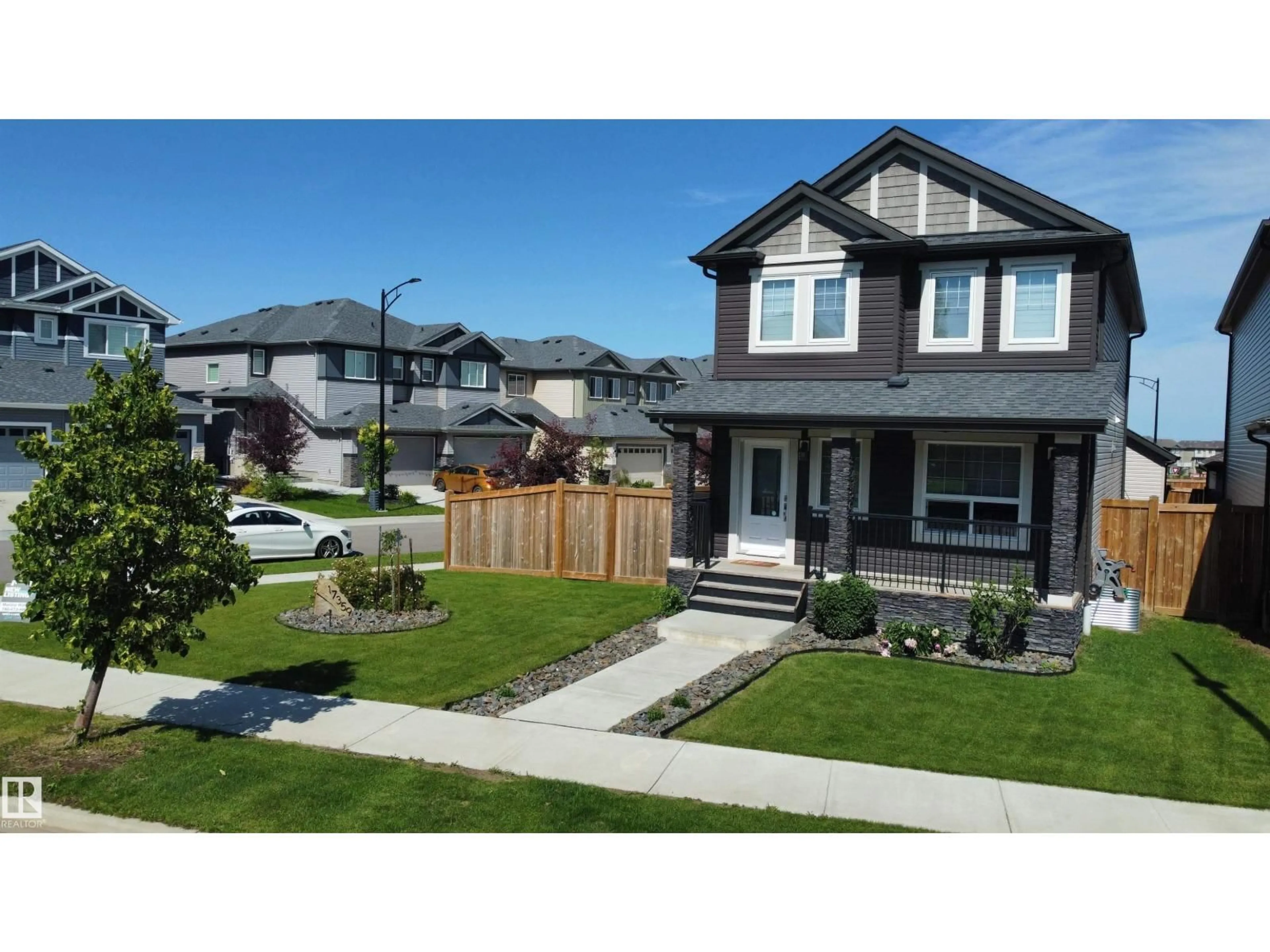 A pic from outside/outdoor area/front of a property/back of a property/a pic from drone, street for 17359 49 ST, Edmonton Alberta T5Y3W1