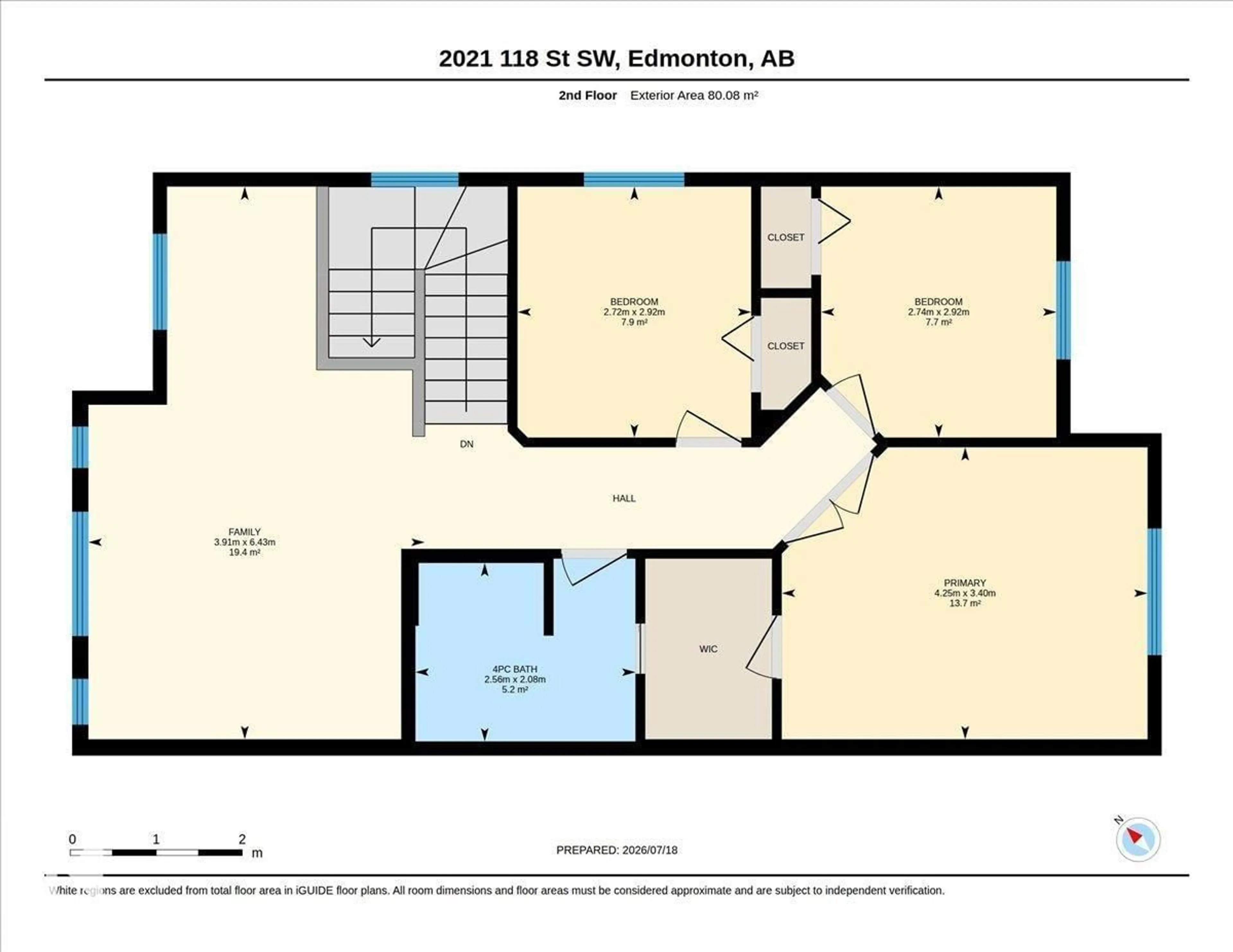 Floor plan for SW - 2021 118 ST, Edmonton Alberta T6W0E4