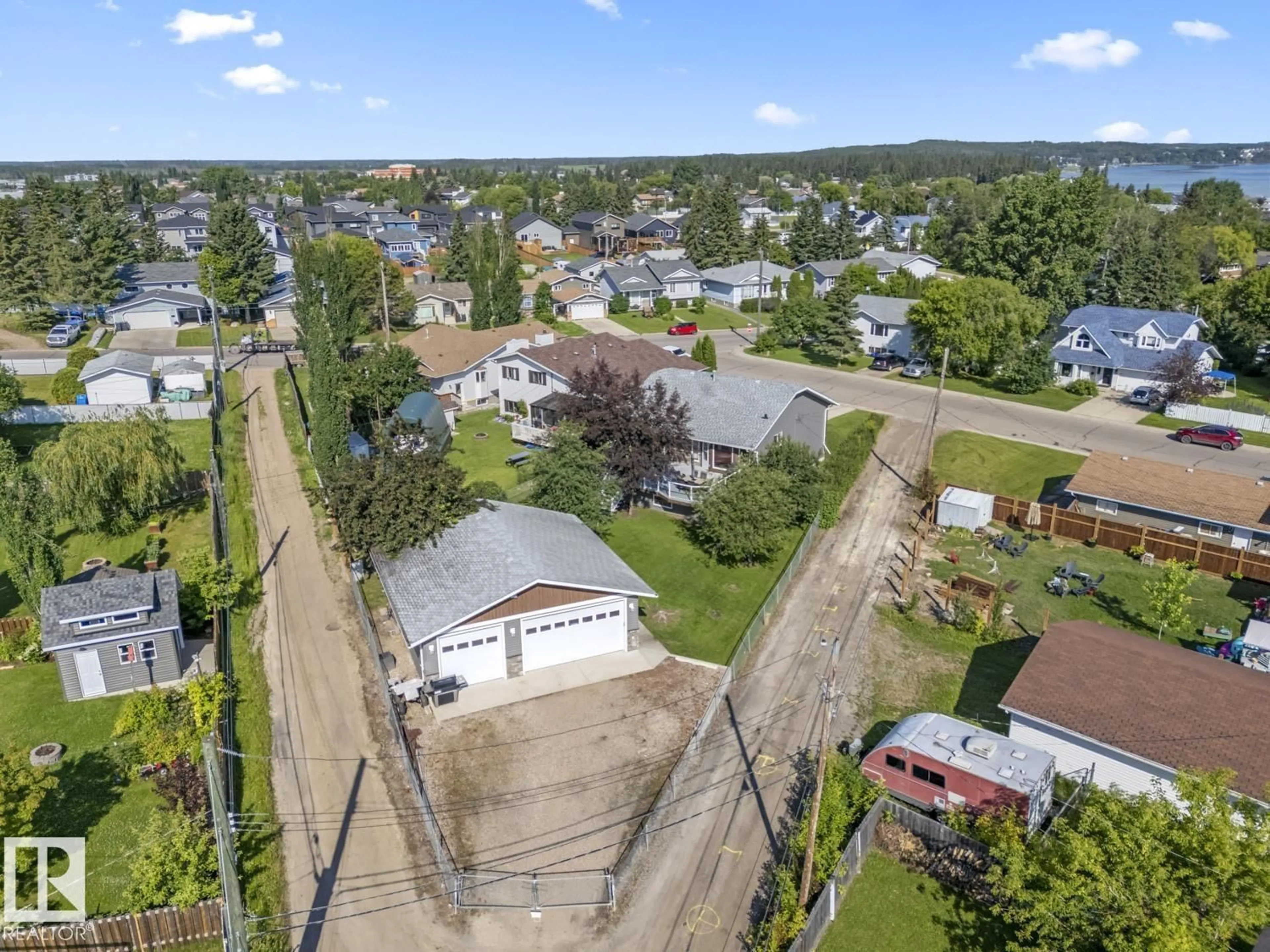 A pic from outside/outdoor area/front of a property/back of a property/a pic from drone, street for 1303 5 AV, Cold Lake Alberta T9M1C1