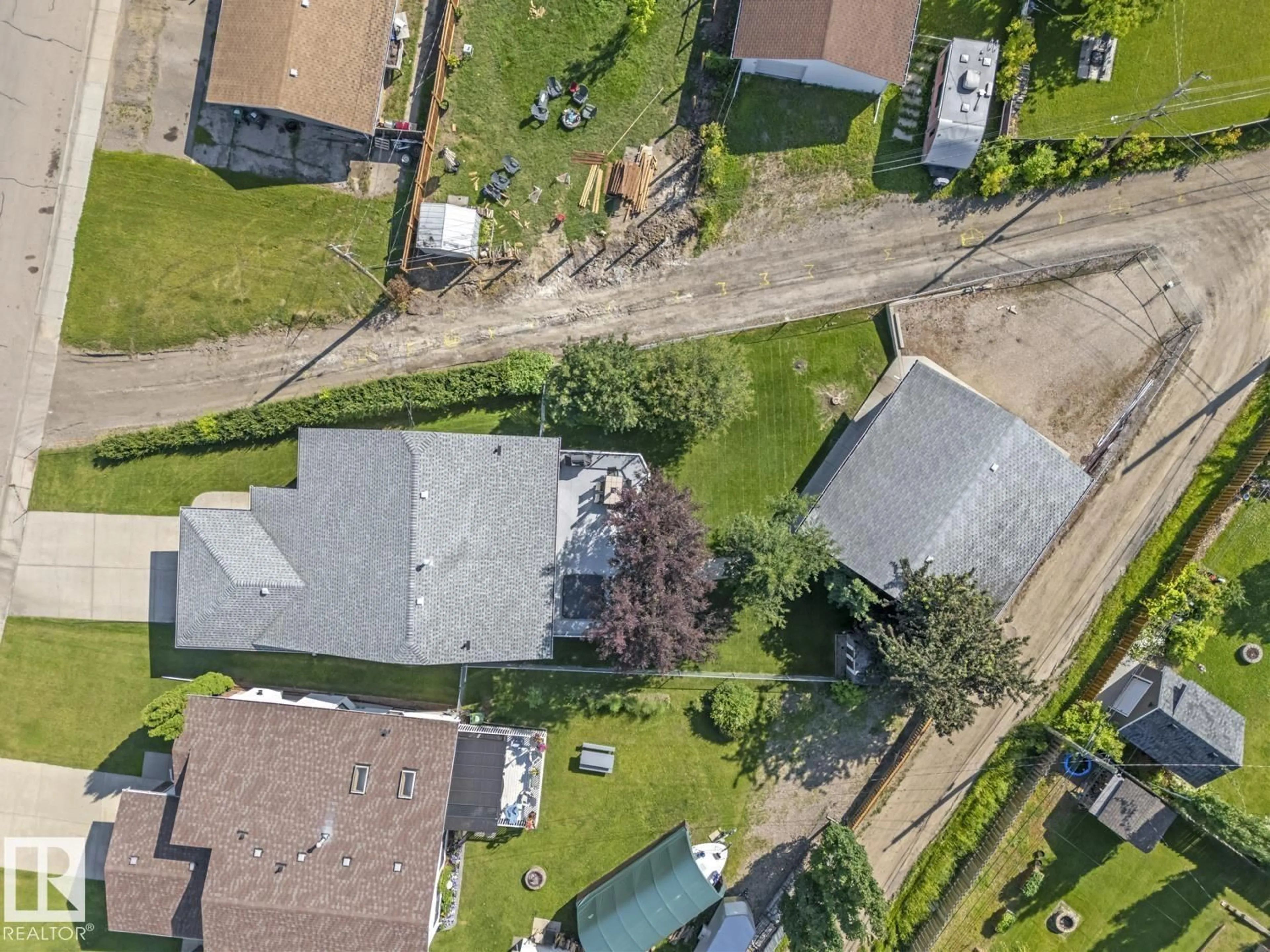 A pic from outside/outdoor area/front of a property/back of a property/a pic from drone, street for 1303 5 AV, Cold Lake Alberta T9M1C1
