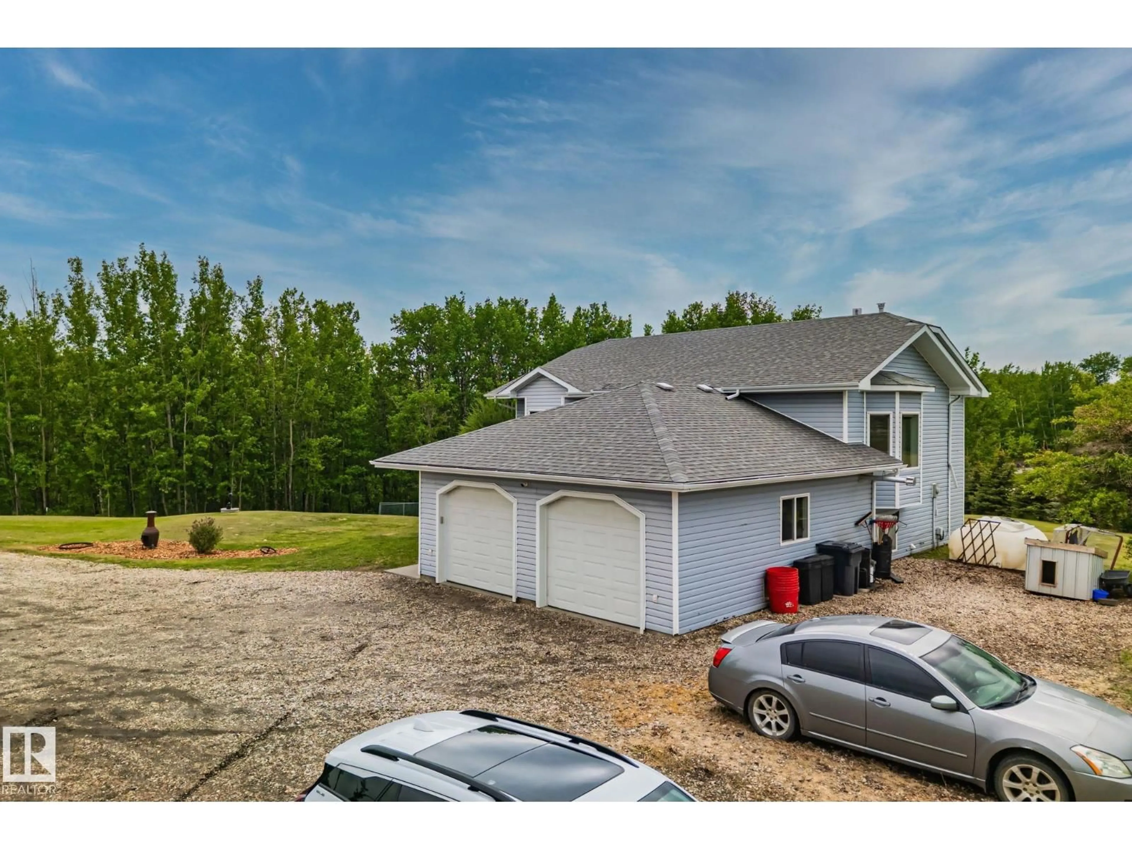 A pic from outside/outdoor area/front of a property/back of a property/a pic from drone, unknown for #14 - 53122 RGE ROAD 14, Rural Parkland County Alberta T7Z1T3