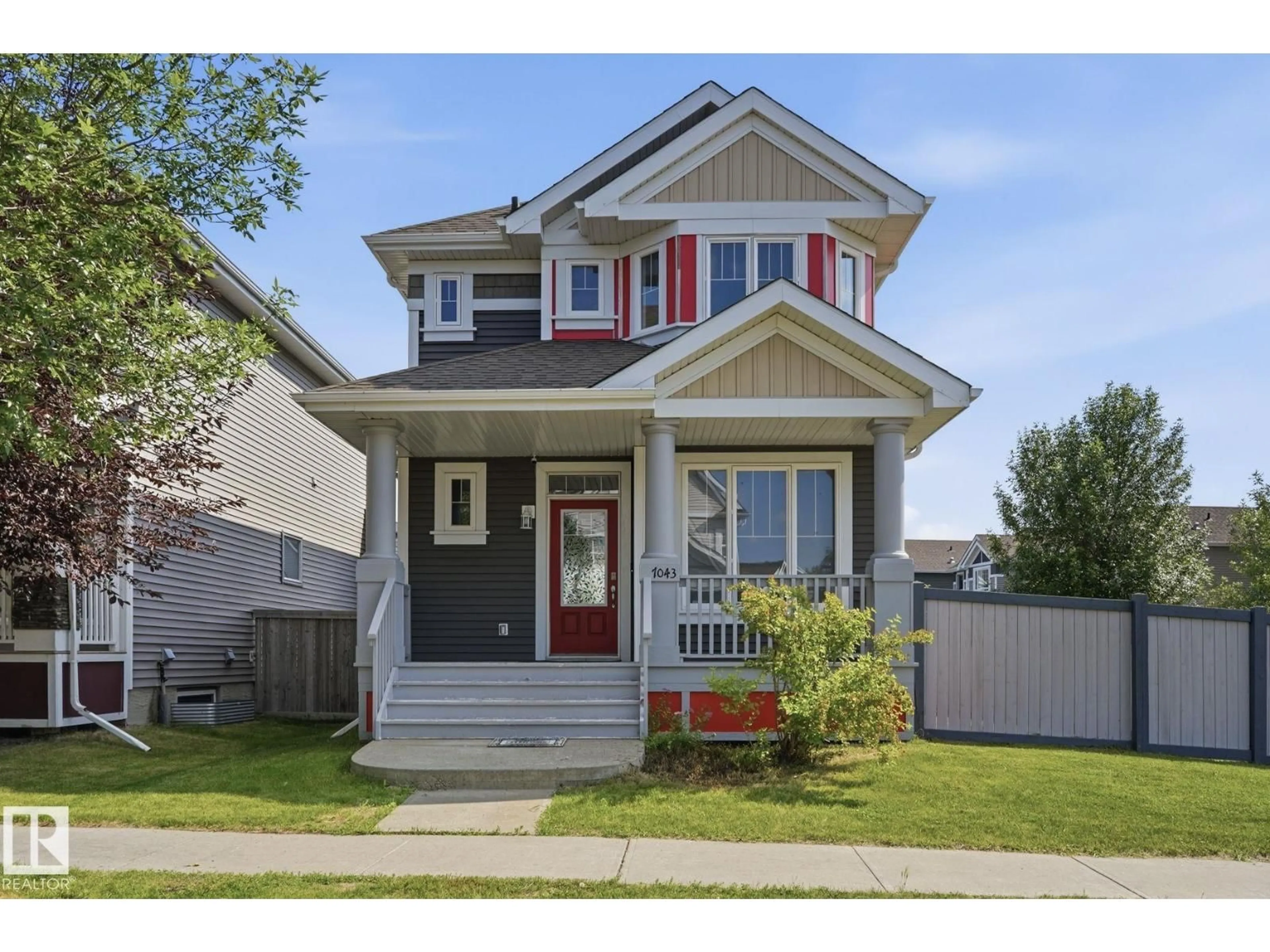 Home with vinyl exterior material, street for SW - 7043 22 AV, Edmonton Alberta T6X0T8