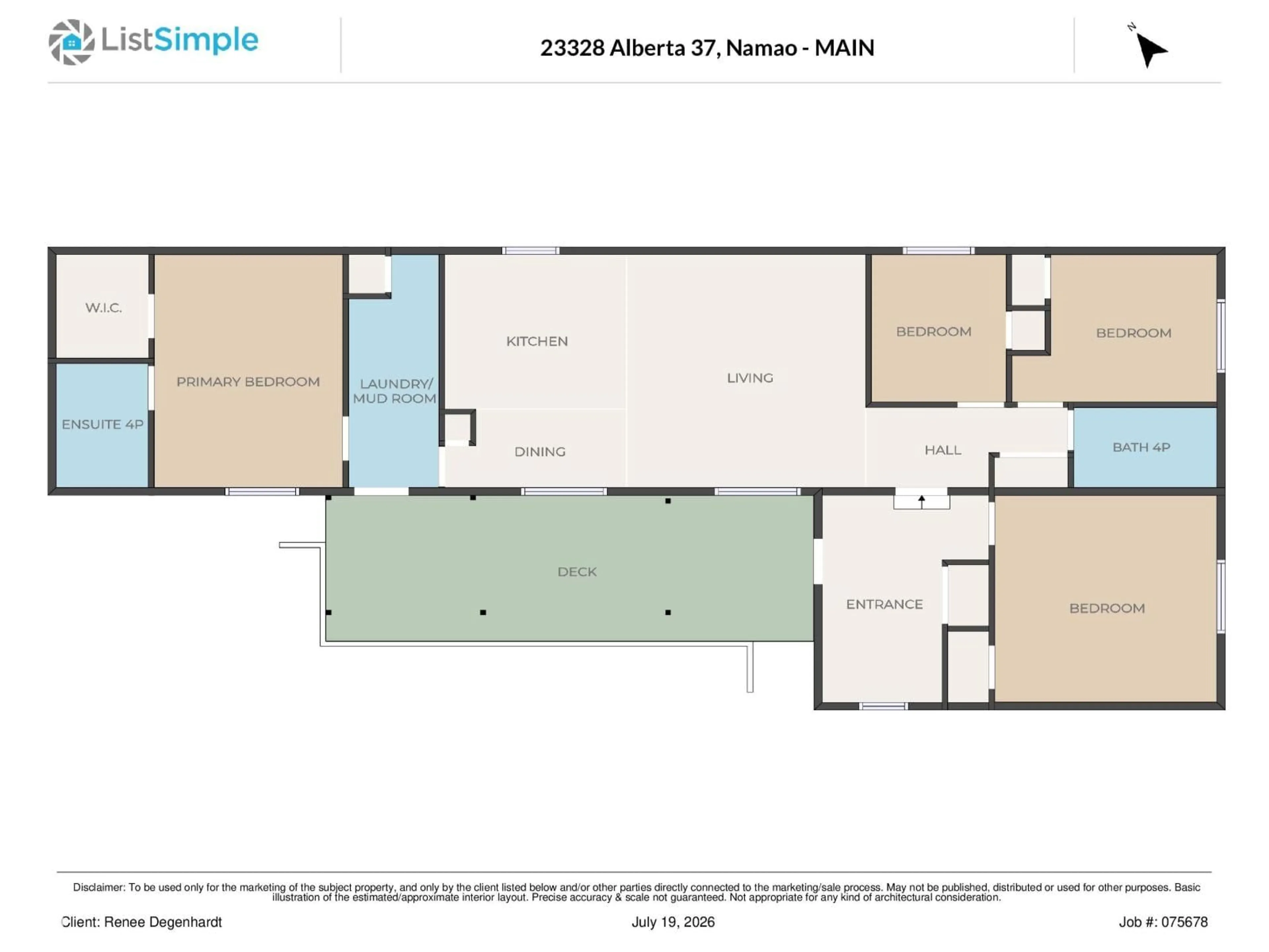 Floor plan for 23328 HWY 37, Rural Sturgeon County Alberta T8L5A5