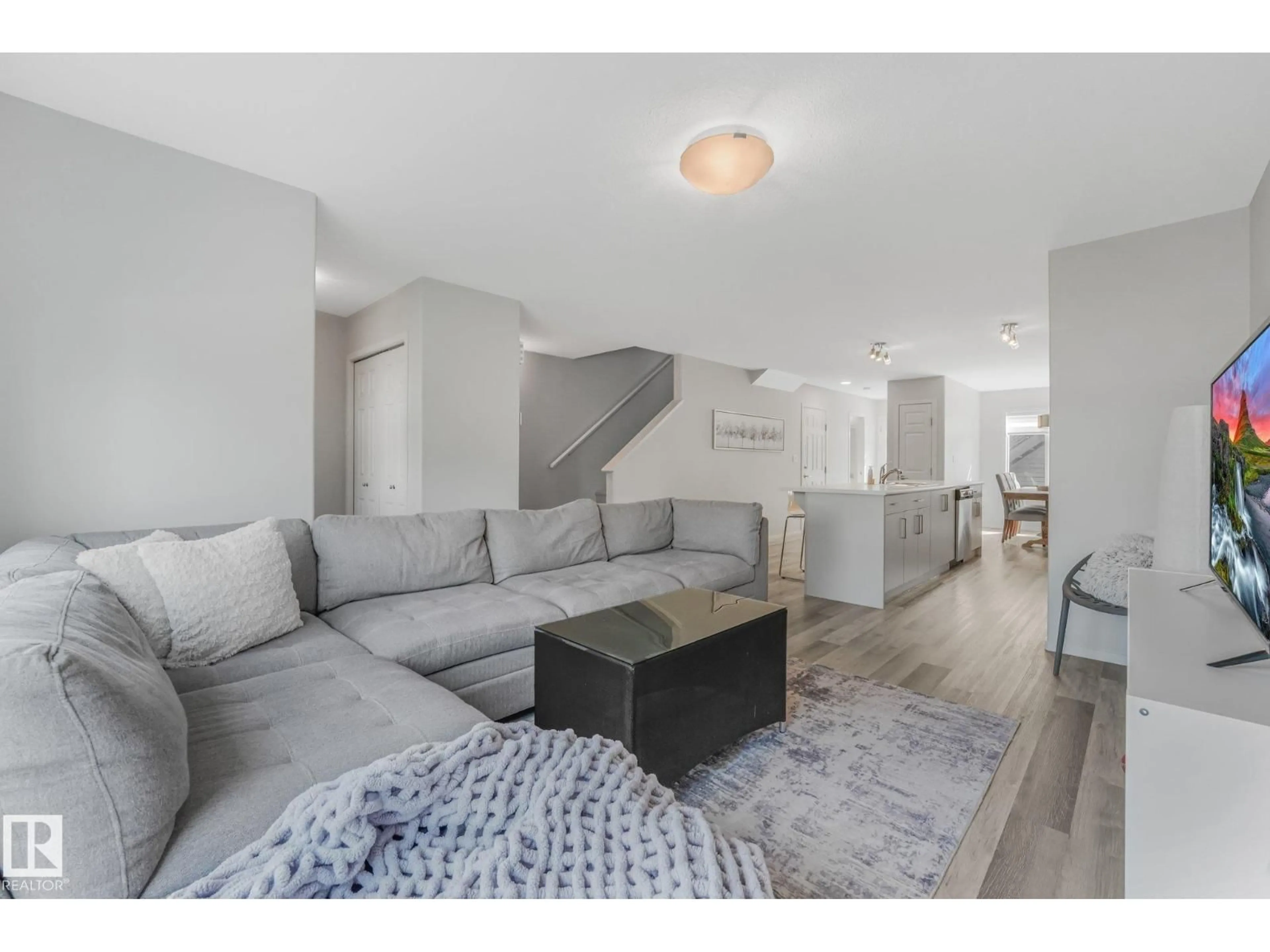 Living room with furniture, unknown for 6603 64 AV, Beaumont Alberta T6P1N7