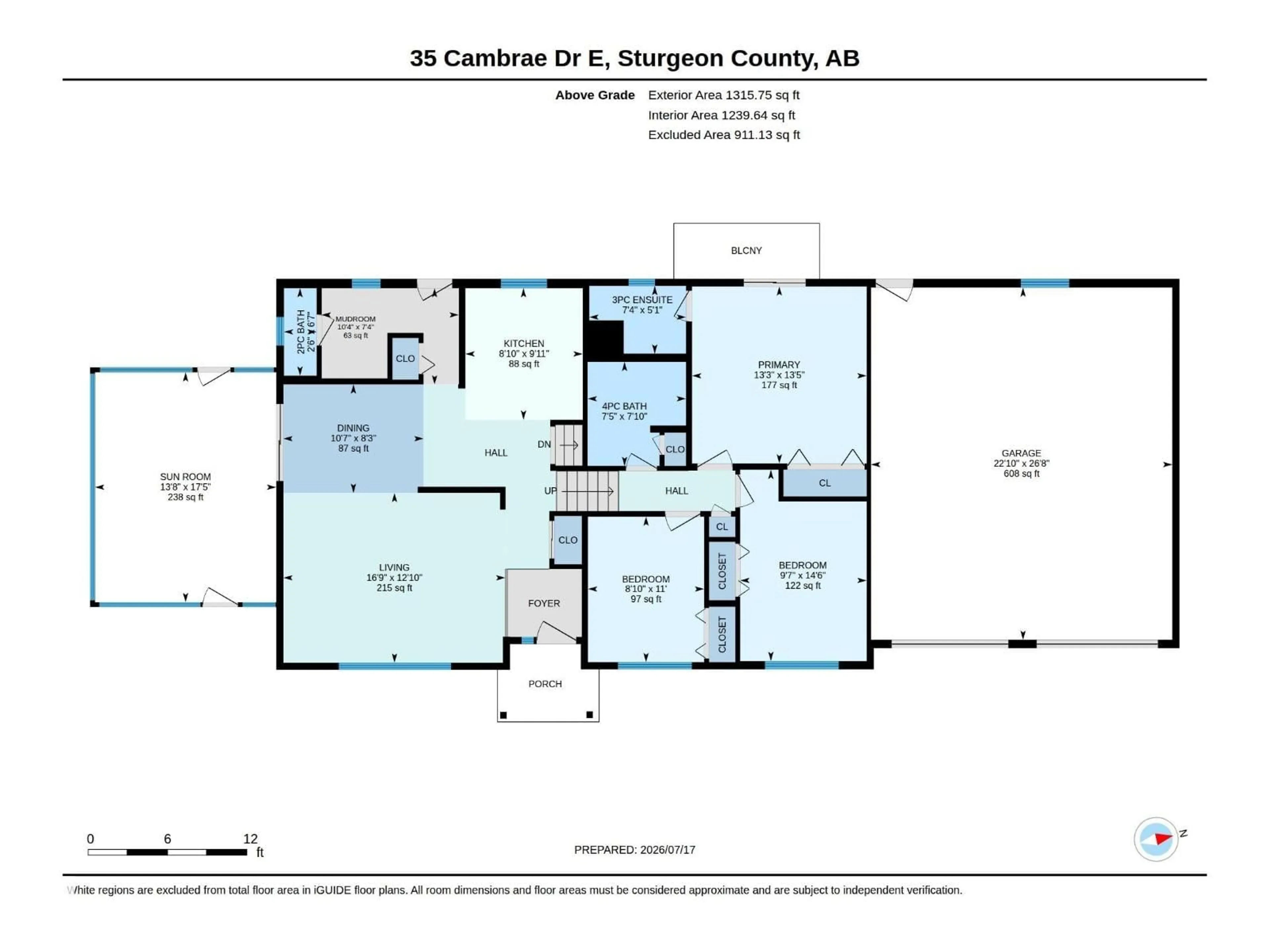 Floor plan for 35 55312 RGE ROAD 241, Rural Sturgeon County Alberta T8T1X6