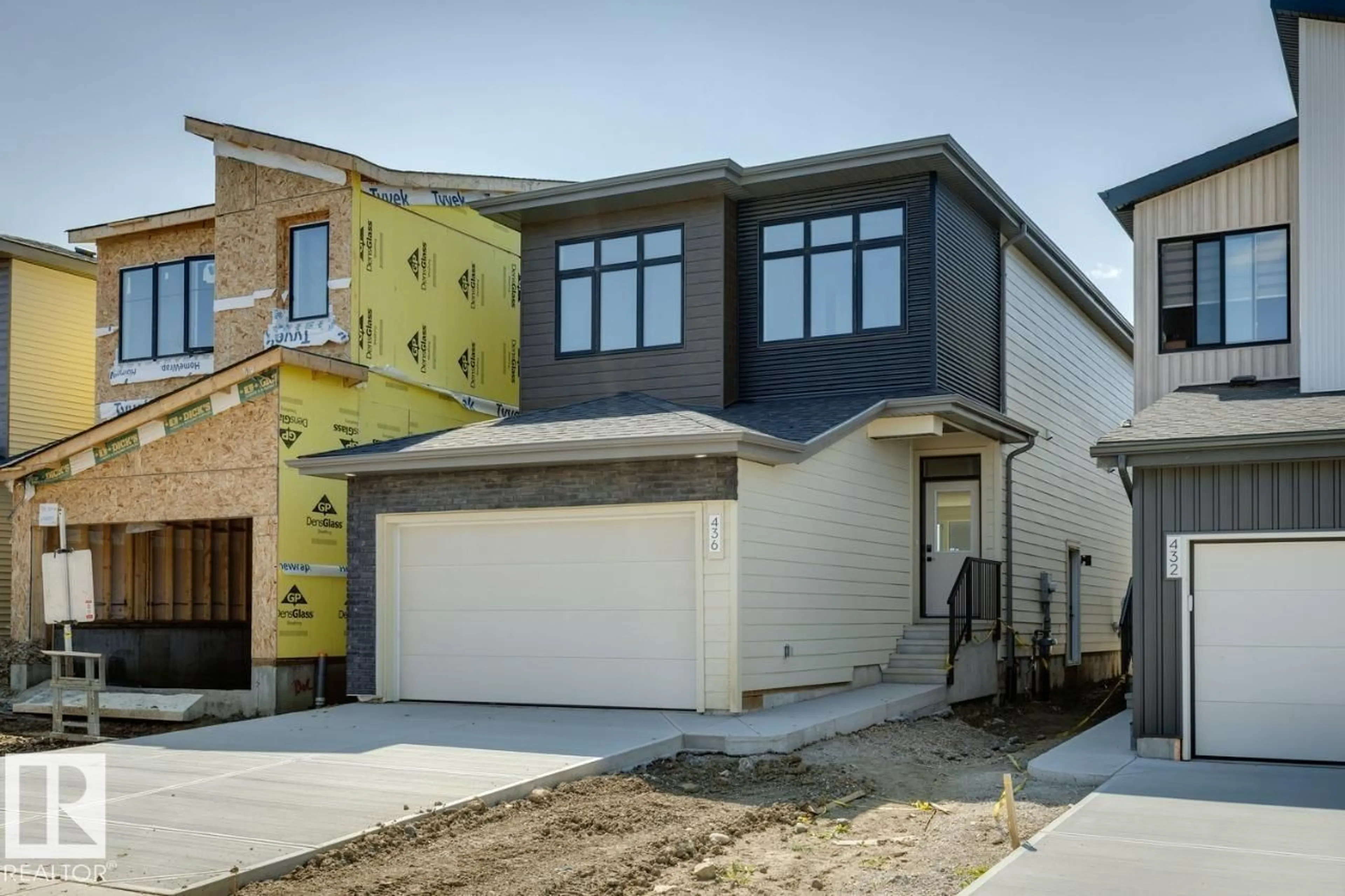 Home with brick exterior material, street for 436 30 ST, Edmonton Alberta T6X1A5