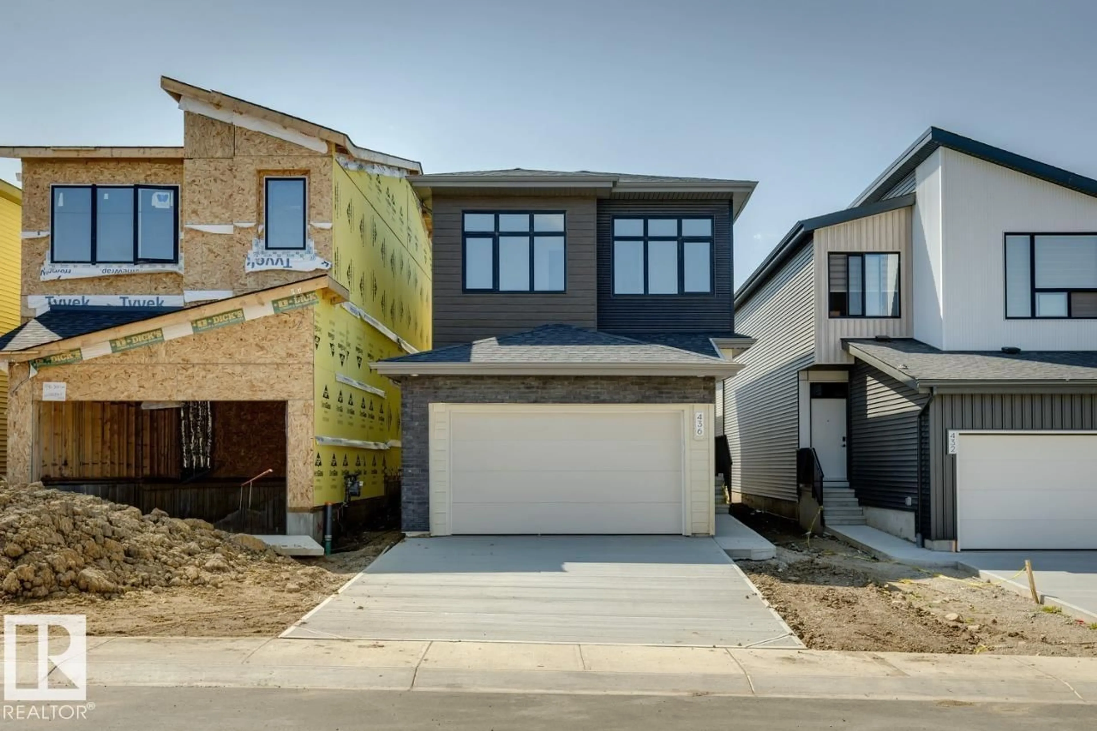 Home with brick exterior material, street for 436 30 ST, Edmonton Alberta T6X1A5