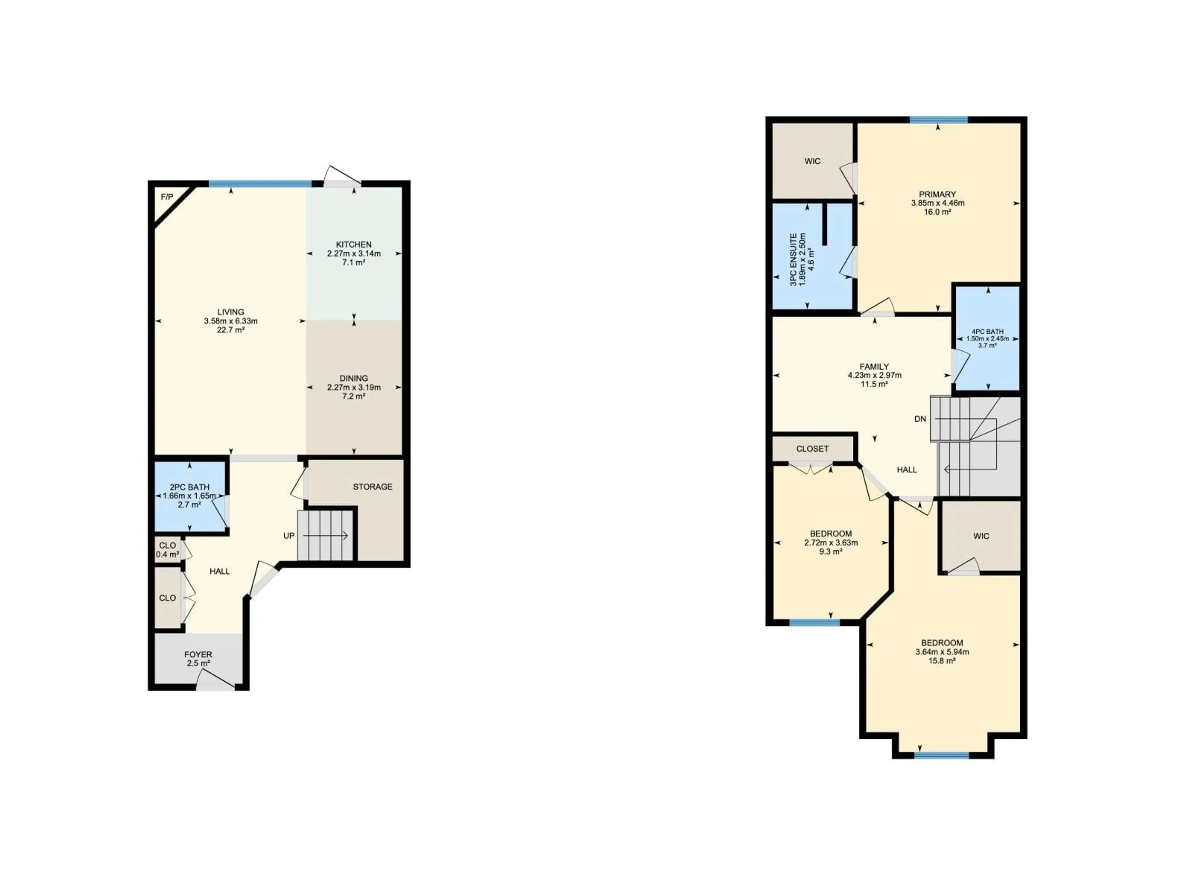 Floor plan for 16805 55 ST, Edmonton Alberta T5Y0R3