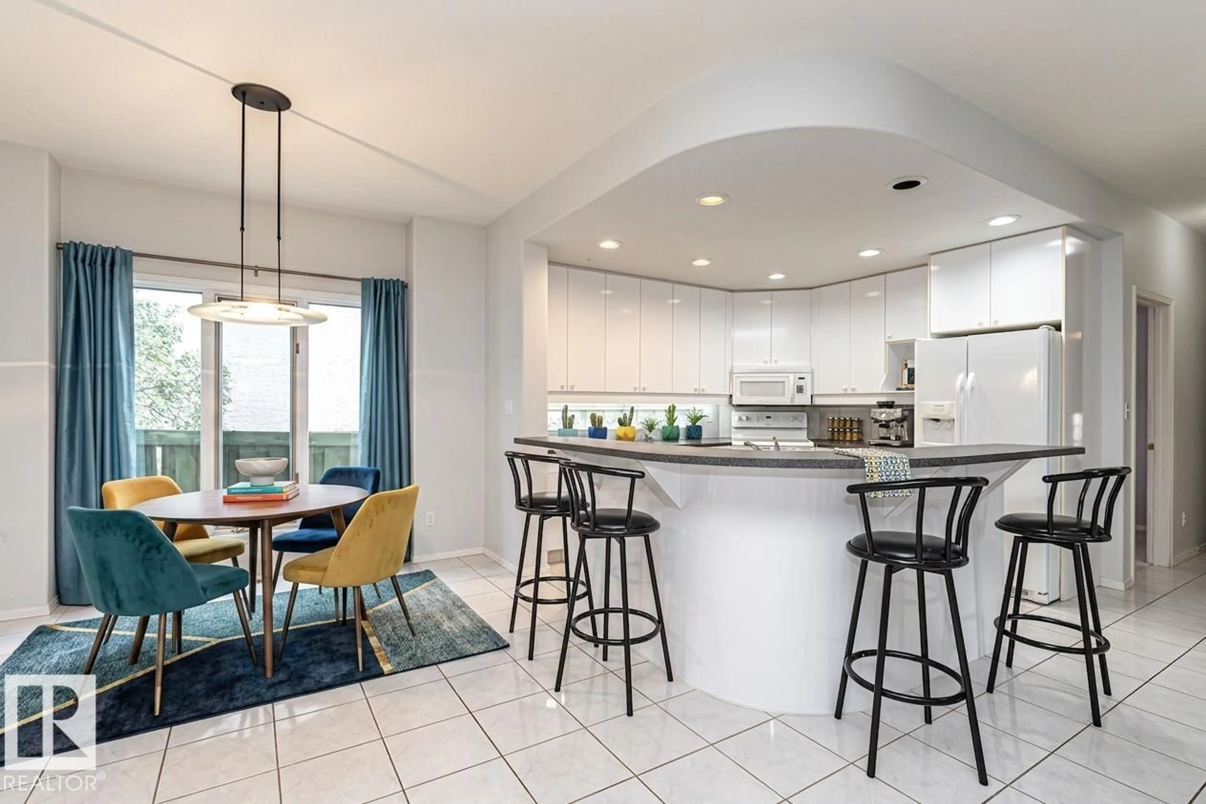 Open concept kitchen, ceramic/tile floor for 300 FERRIS WY, Edmonton Alberta T6R2C8