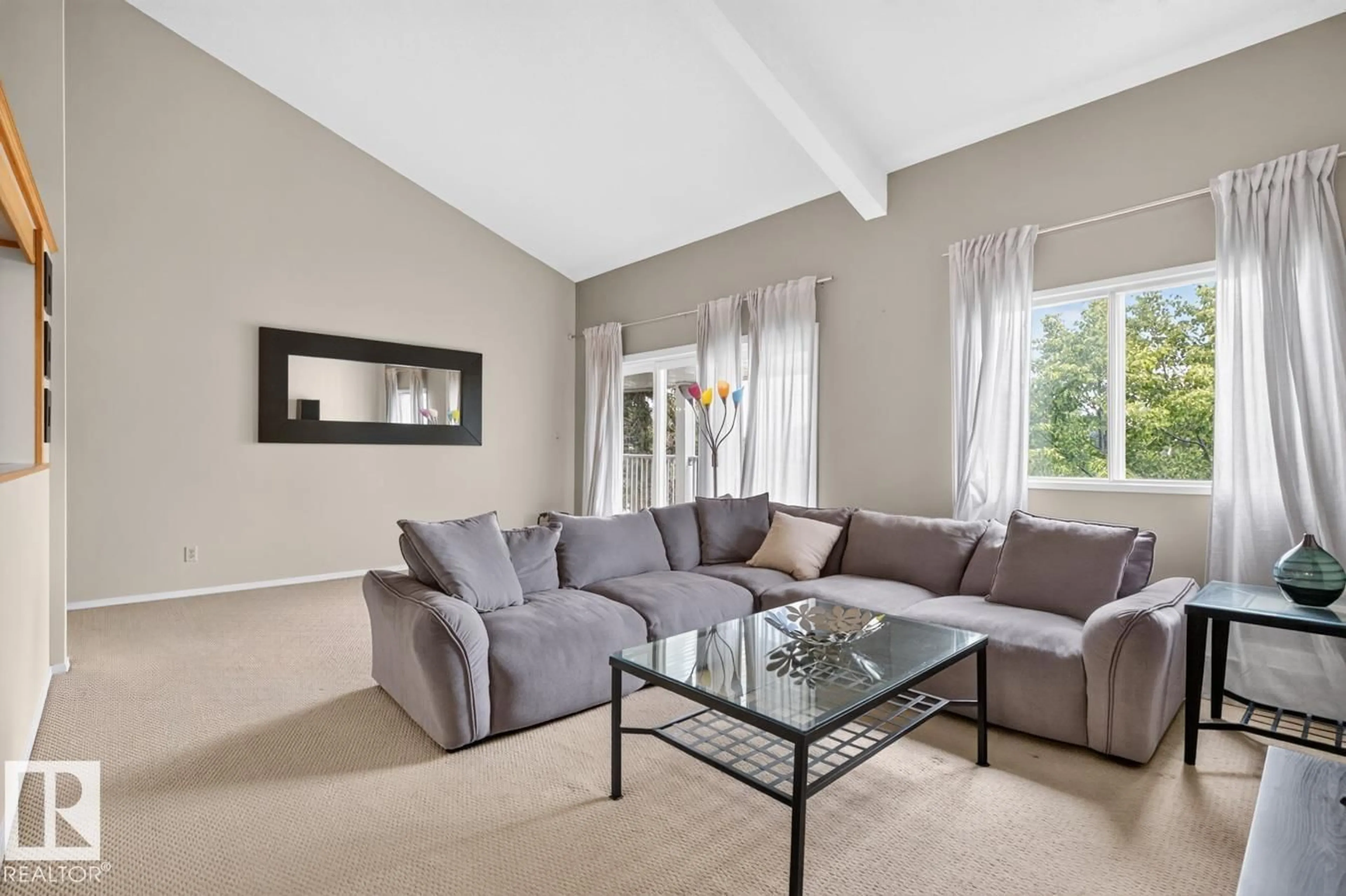 Living room with furniture, unknown for 421 - 4404 122 ST, Edmonton Alberta T6J4A9
