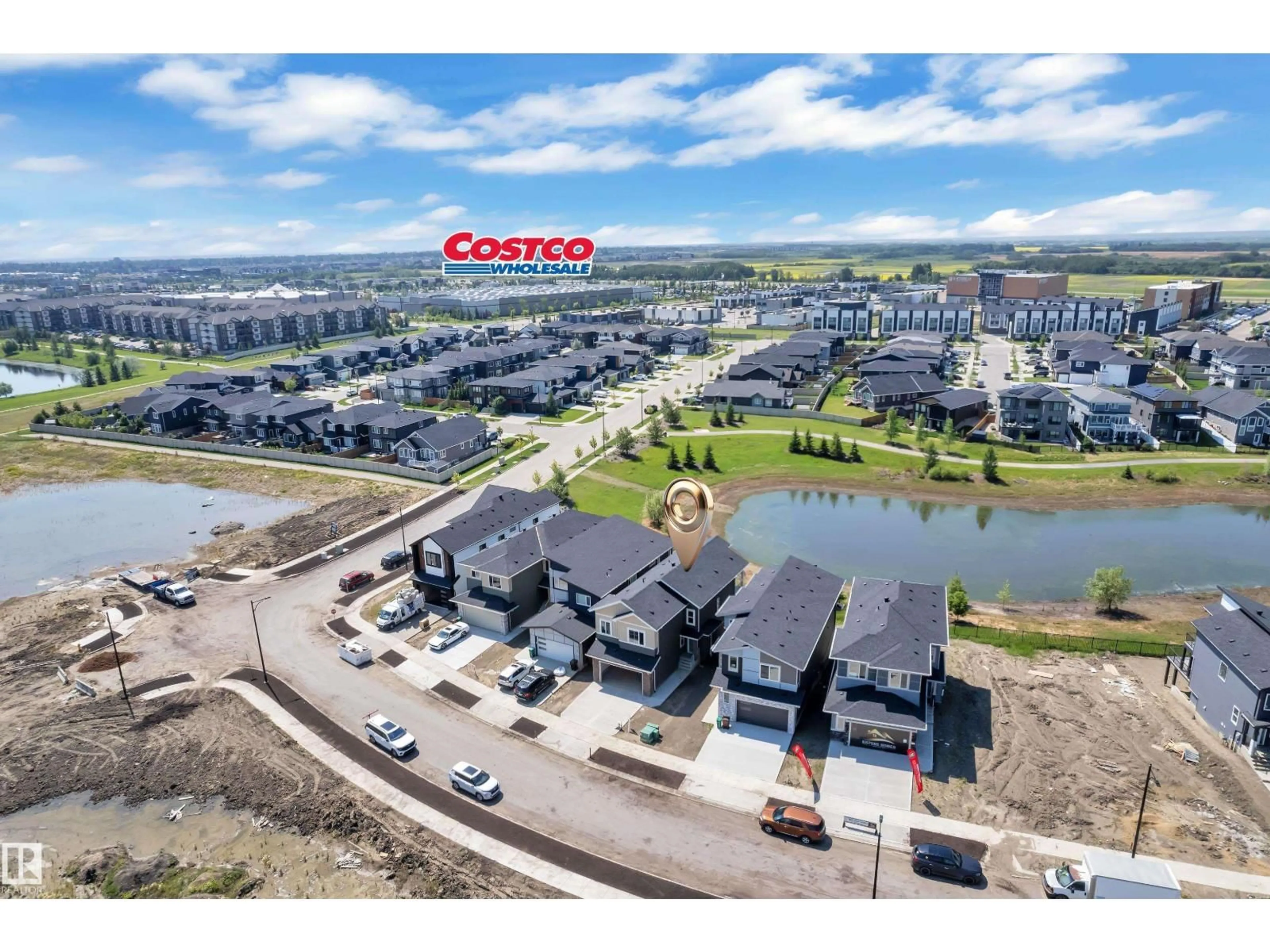 A pic from outside/outdoor area/front of a property/back of a property/a pic from drone, unknown for 8 ELDRIDGE PT, St. Albert Alberta T8N8C3