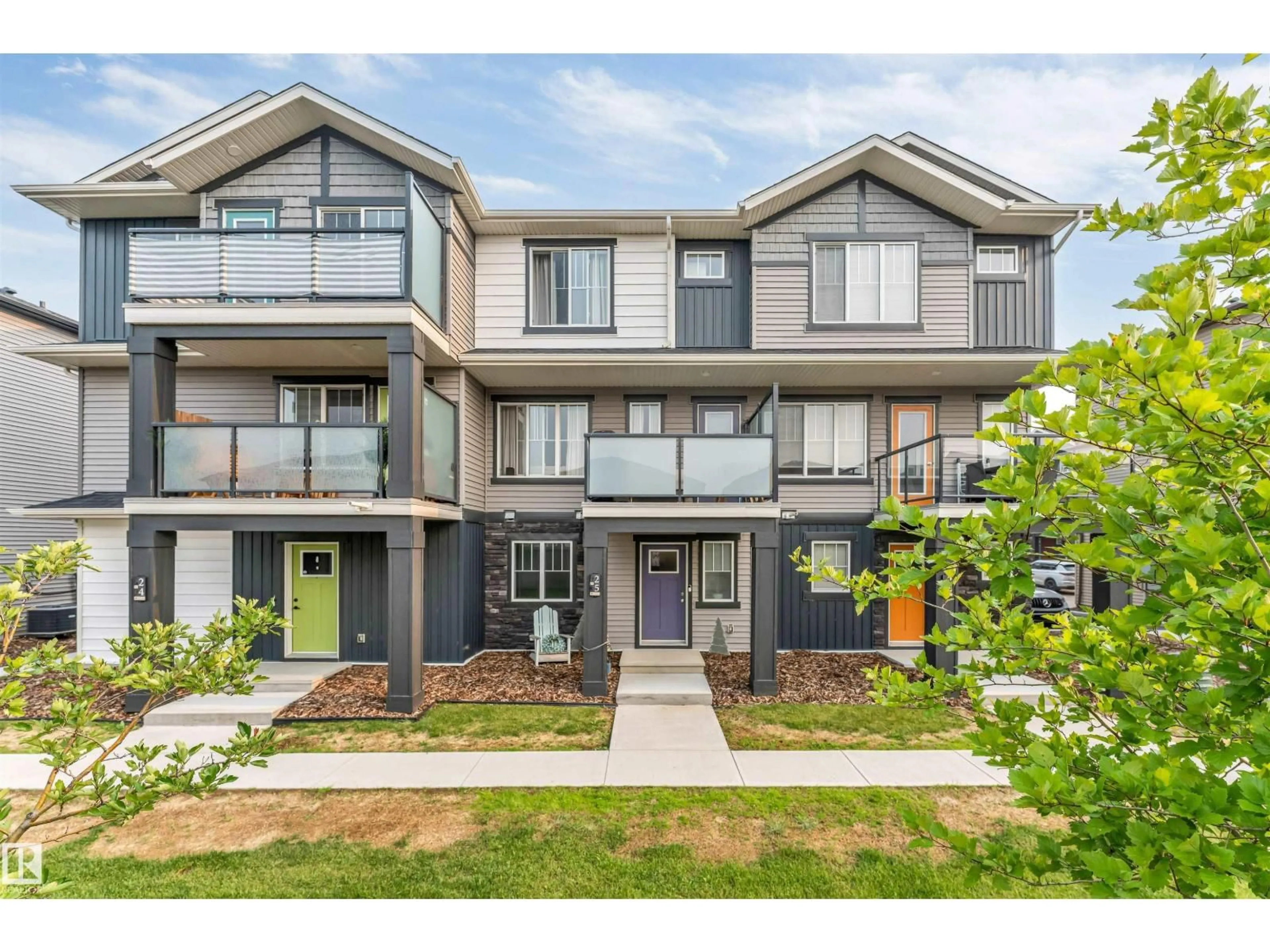 Home with vinyl exterior material, street for #25 - 1530 TAMARACK BV, Edmonton Alberta T6T2E6